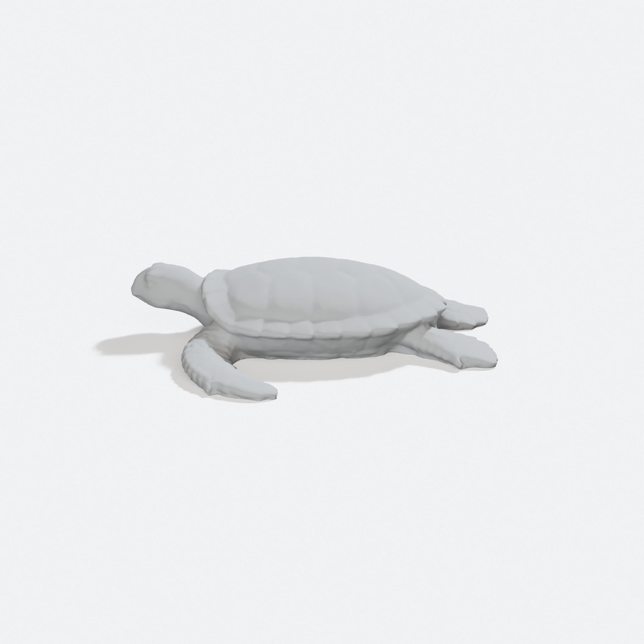 Garden Turtle 3D Printed Home Decor Sculpture
