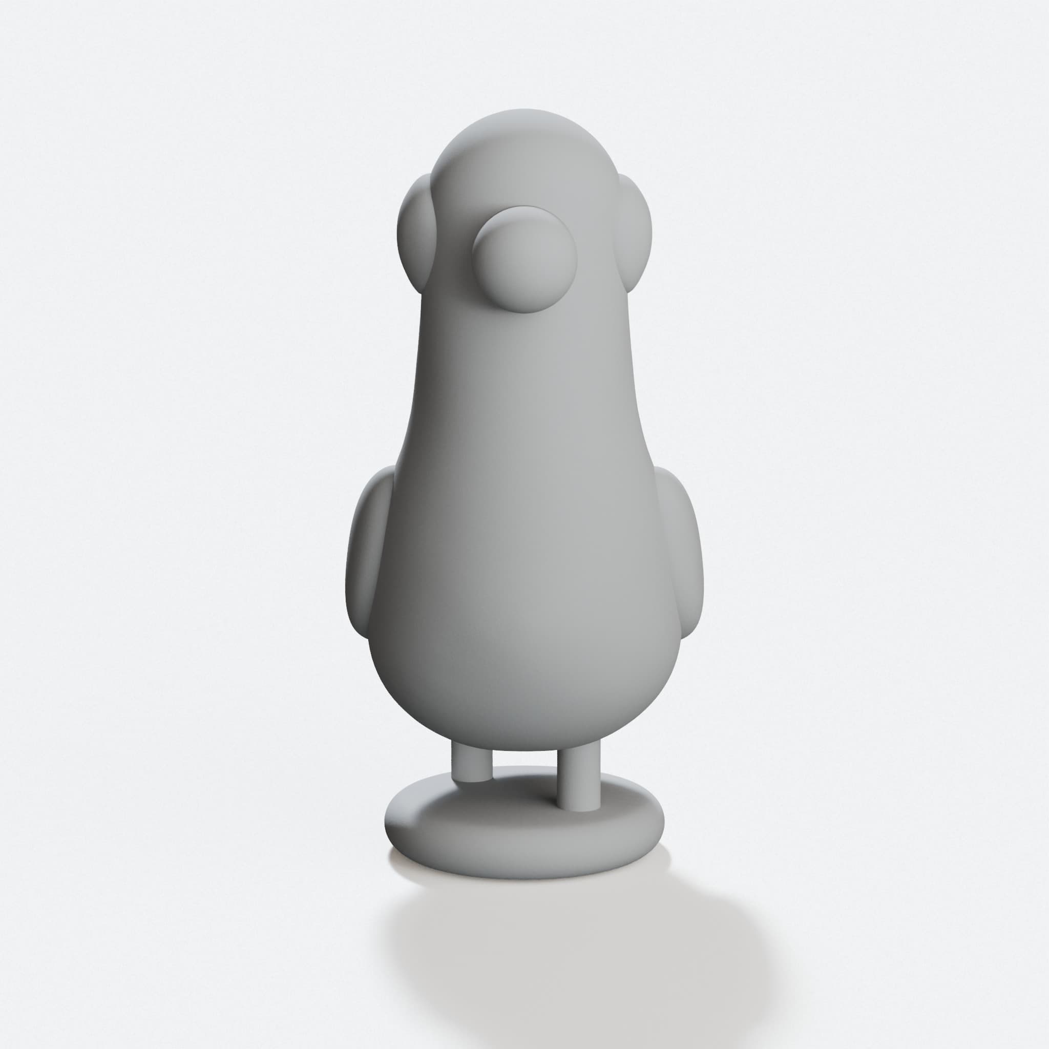 Kurzgesagt Duck Display Figure for Science Fans
