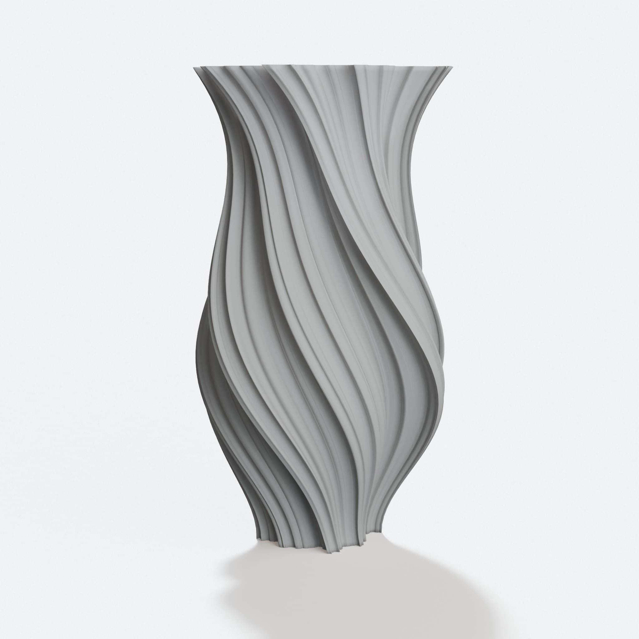 Mandelbrot Fractal Twist Vase No.2 - 3D Printed