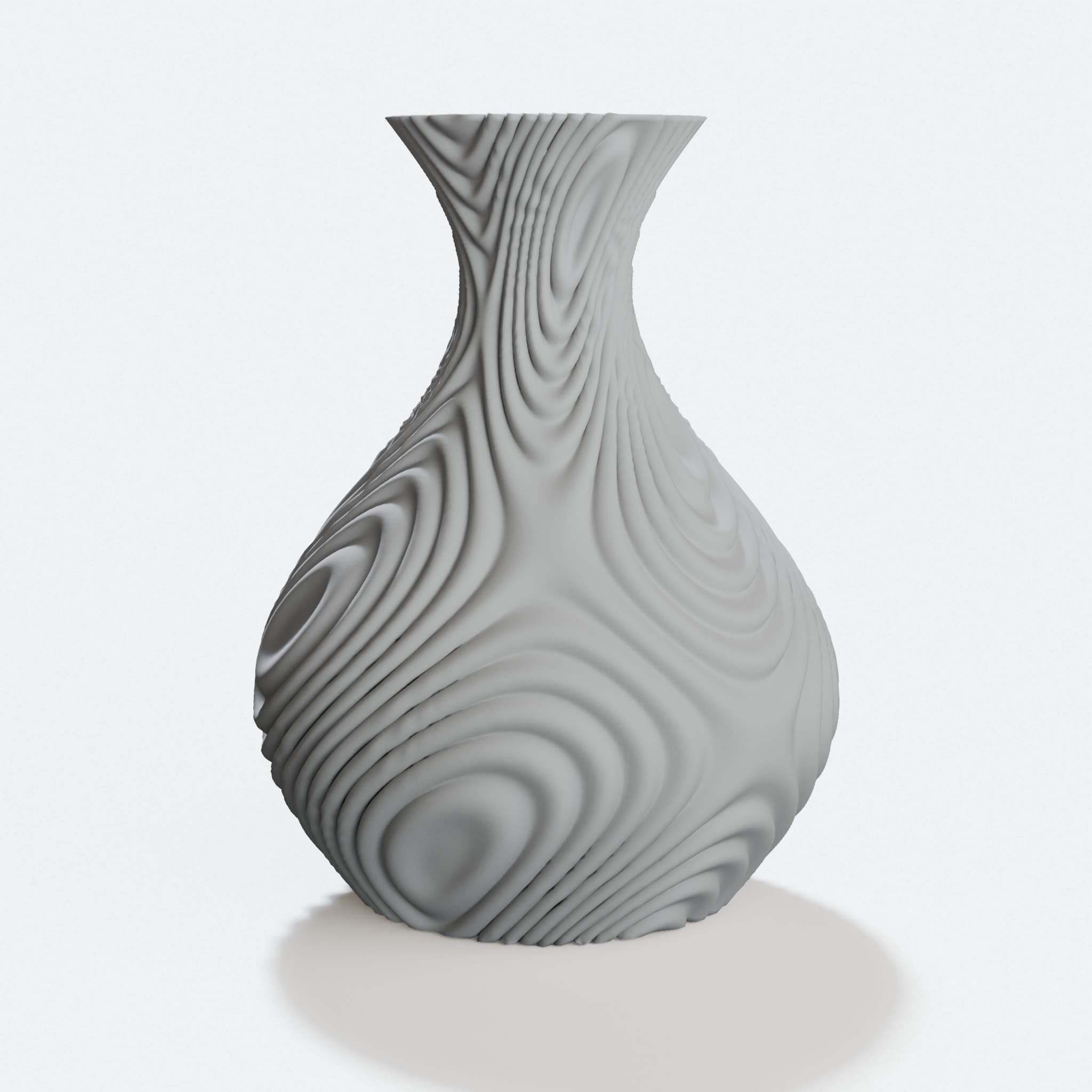 Compatible with Creality: Rippled Vase 3D Printed Home Decor