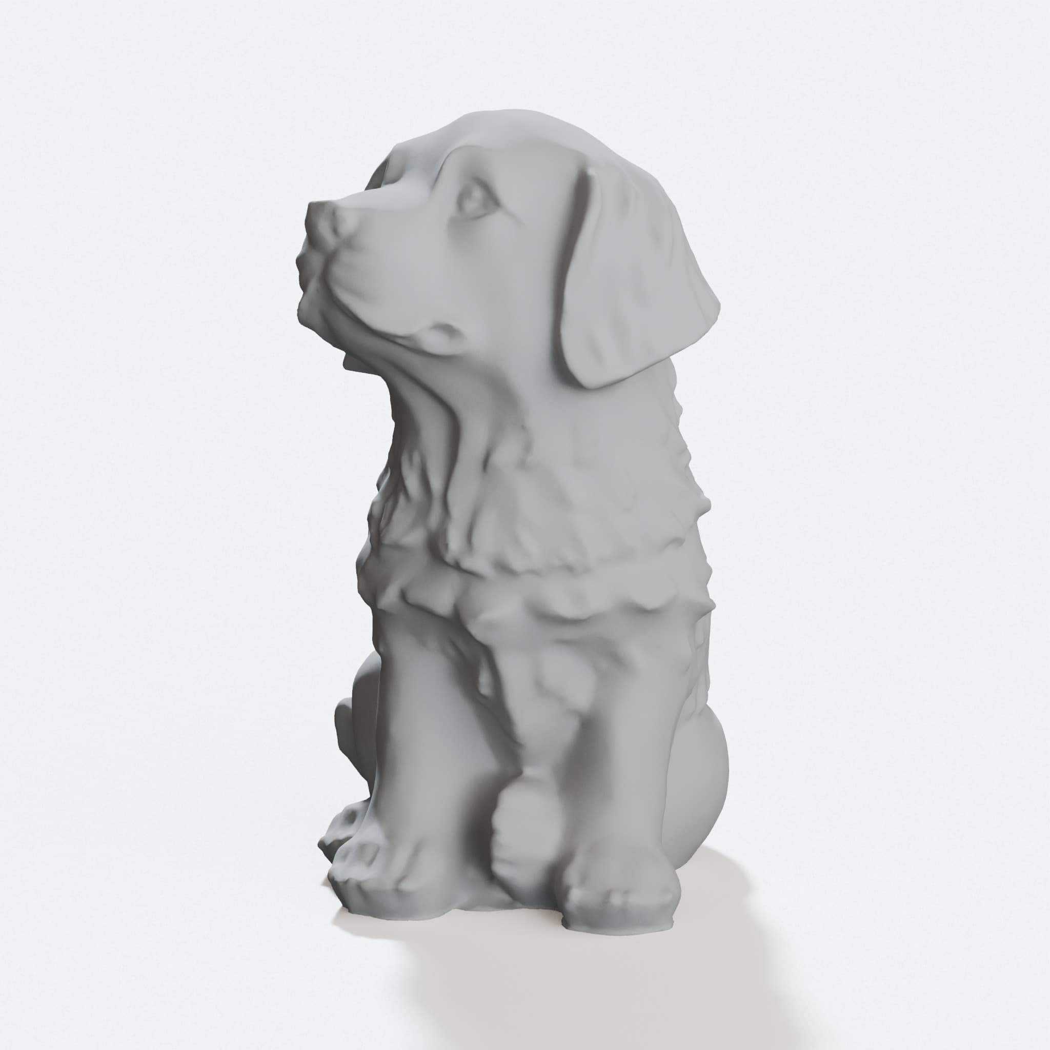 3D Printed Puppy Toy - Labrador Dog Figure