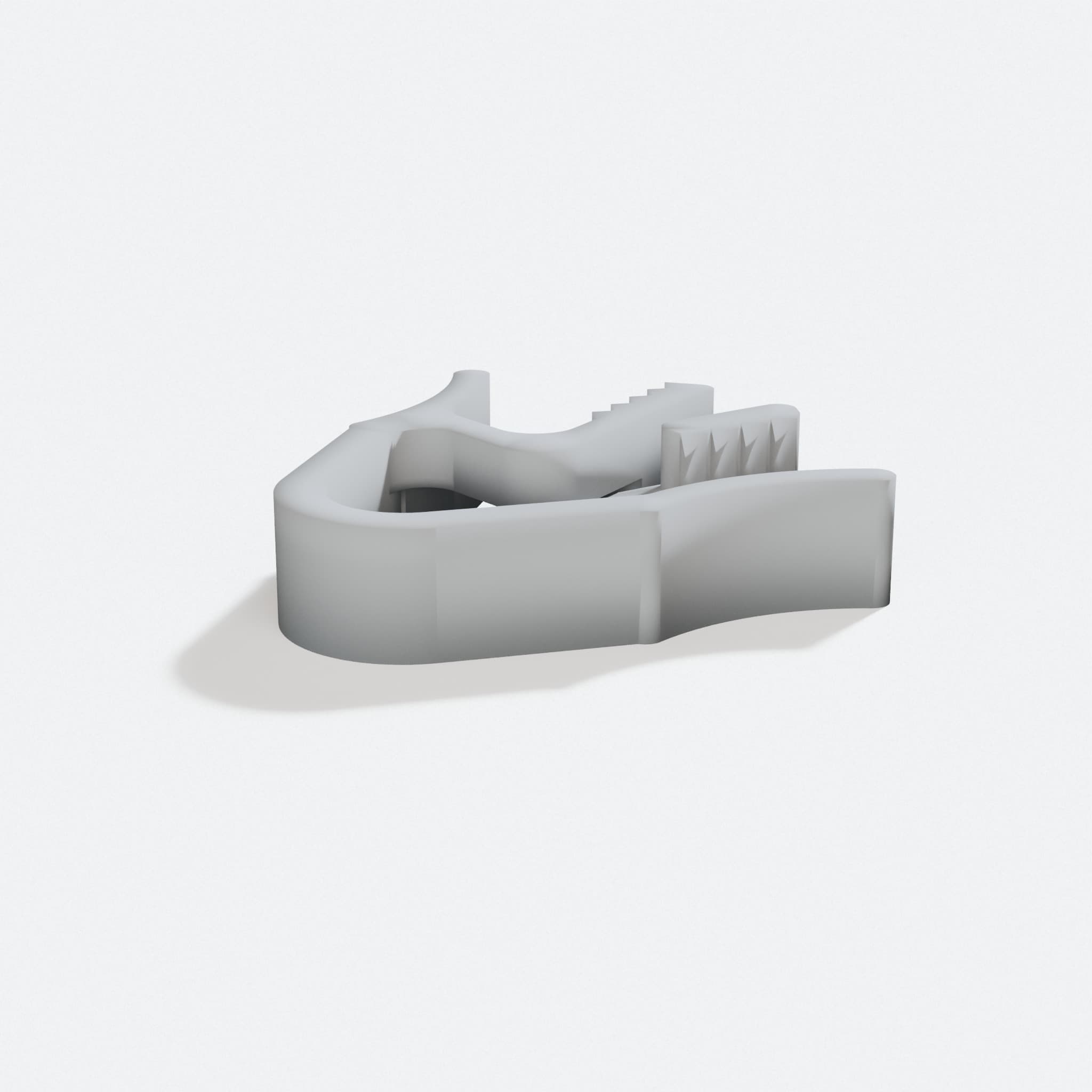 3D Printed Universal Clamp for Bathroom Decor