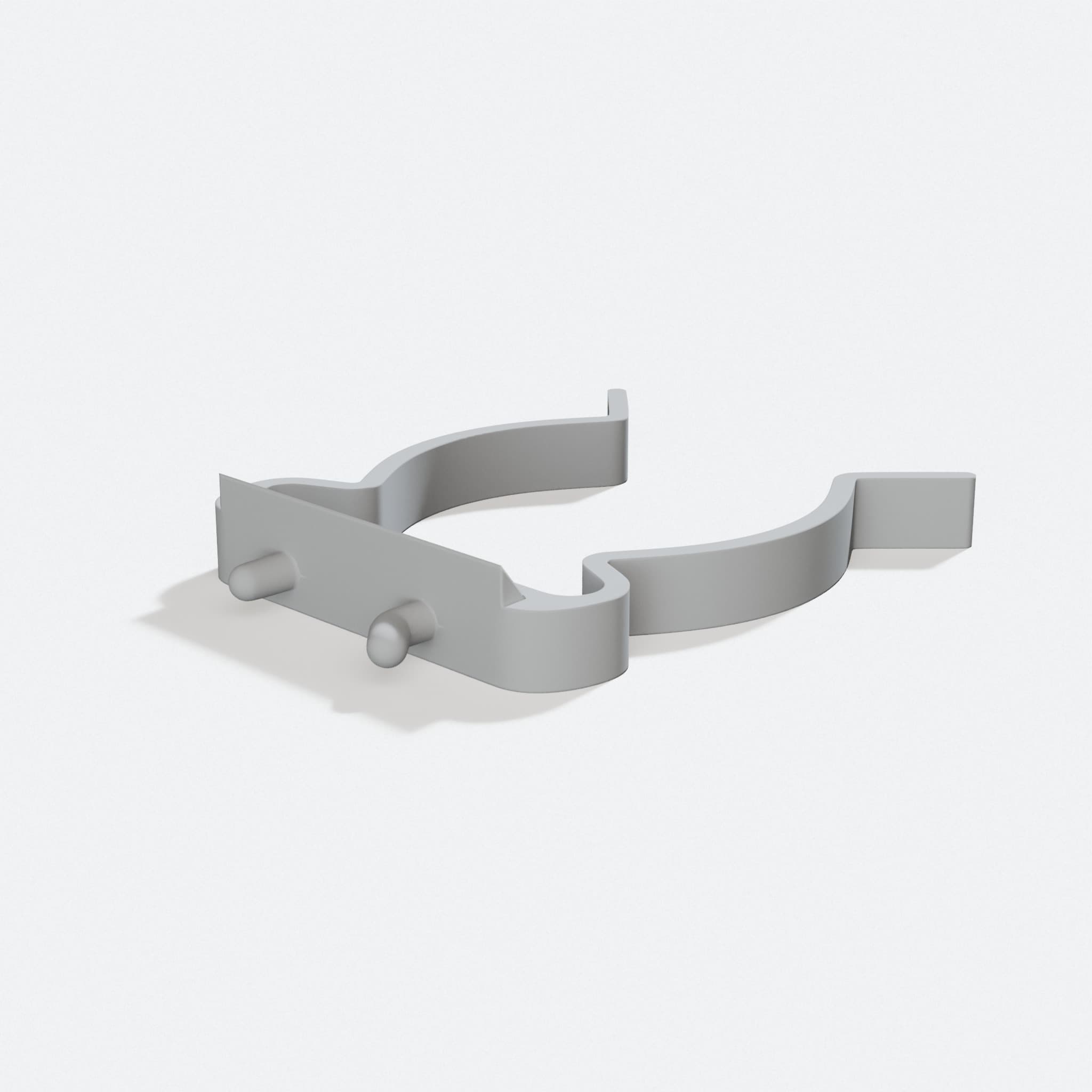 Horizontal Can Clip for Pegboard, 3D Printed Organizers