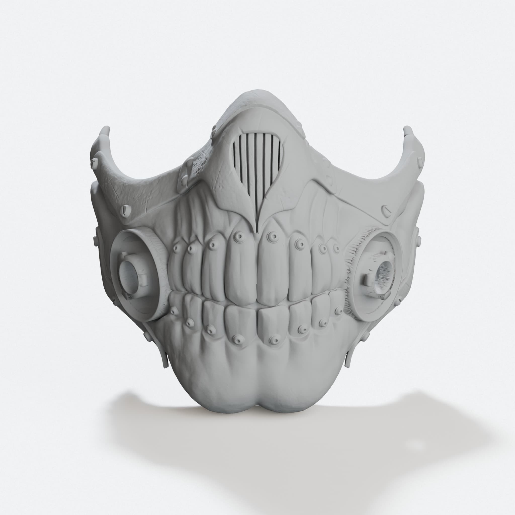 3D Printed Immortan Joe Mask with 3M Filter Port
