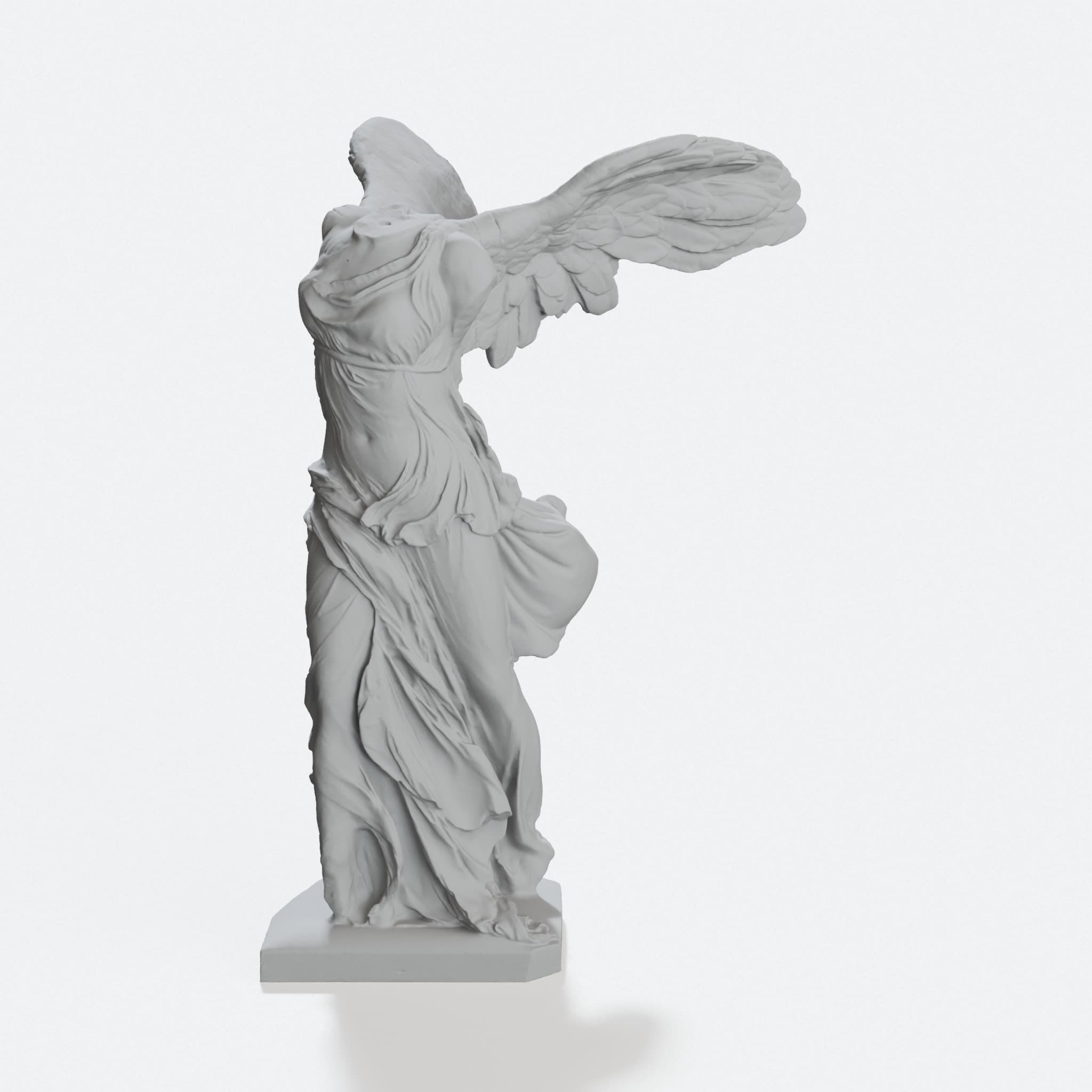 Winged Victory 3D Printed Ornament, Greek Goddess Decor