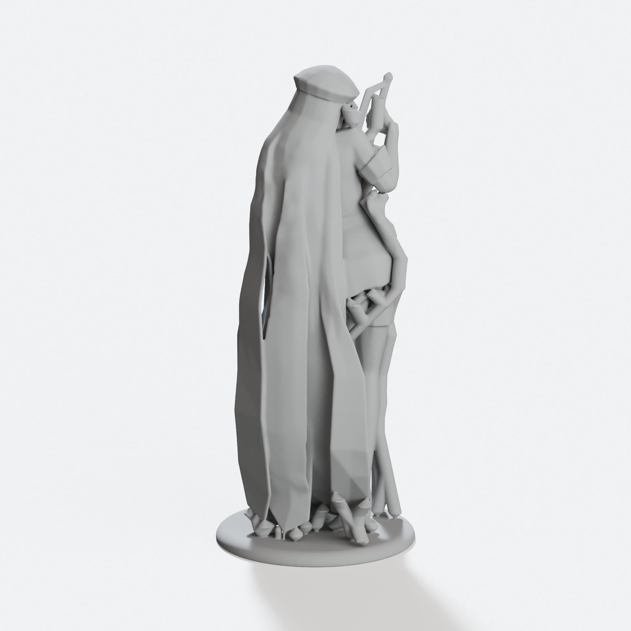 3D Printed EsDeath Anime Figure Toy from Akame ga Kill