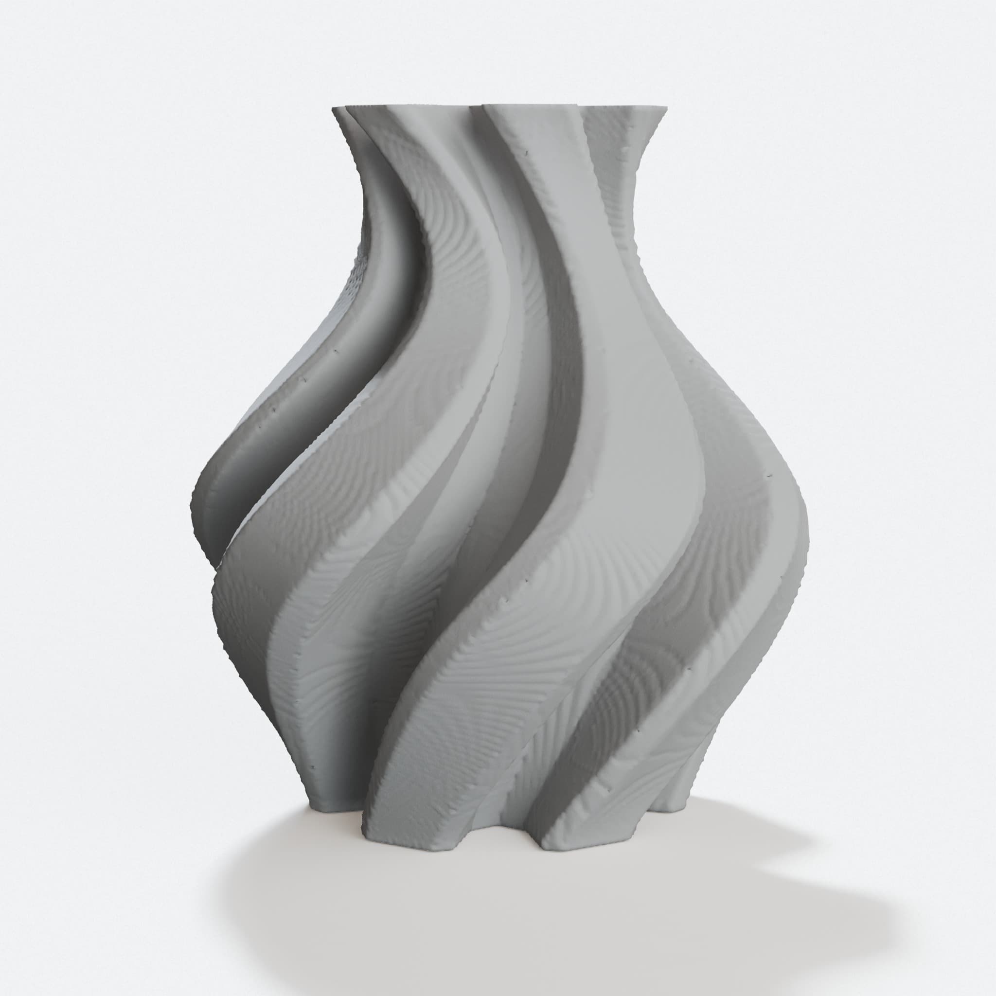 Twisted Vase 3D Printed Home Decor
