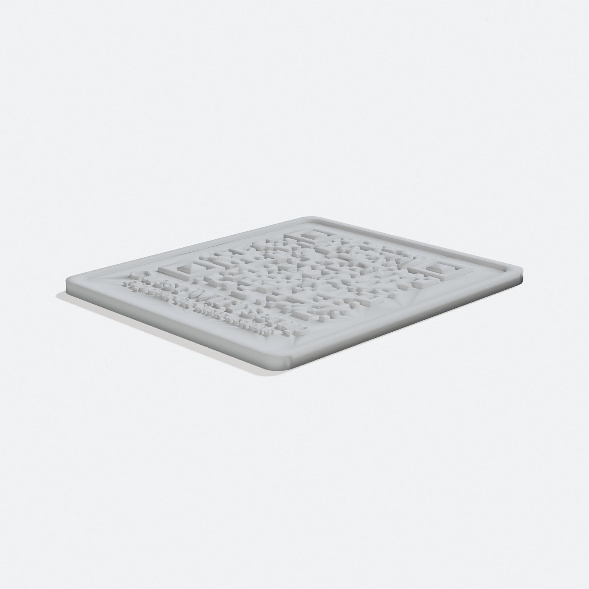 Rick Roll Guest WiFi 3D Printed Plaque