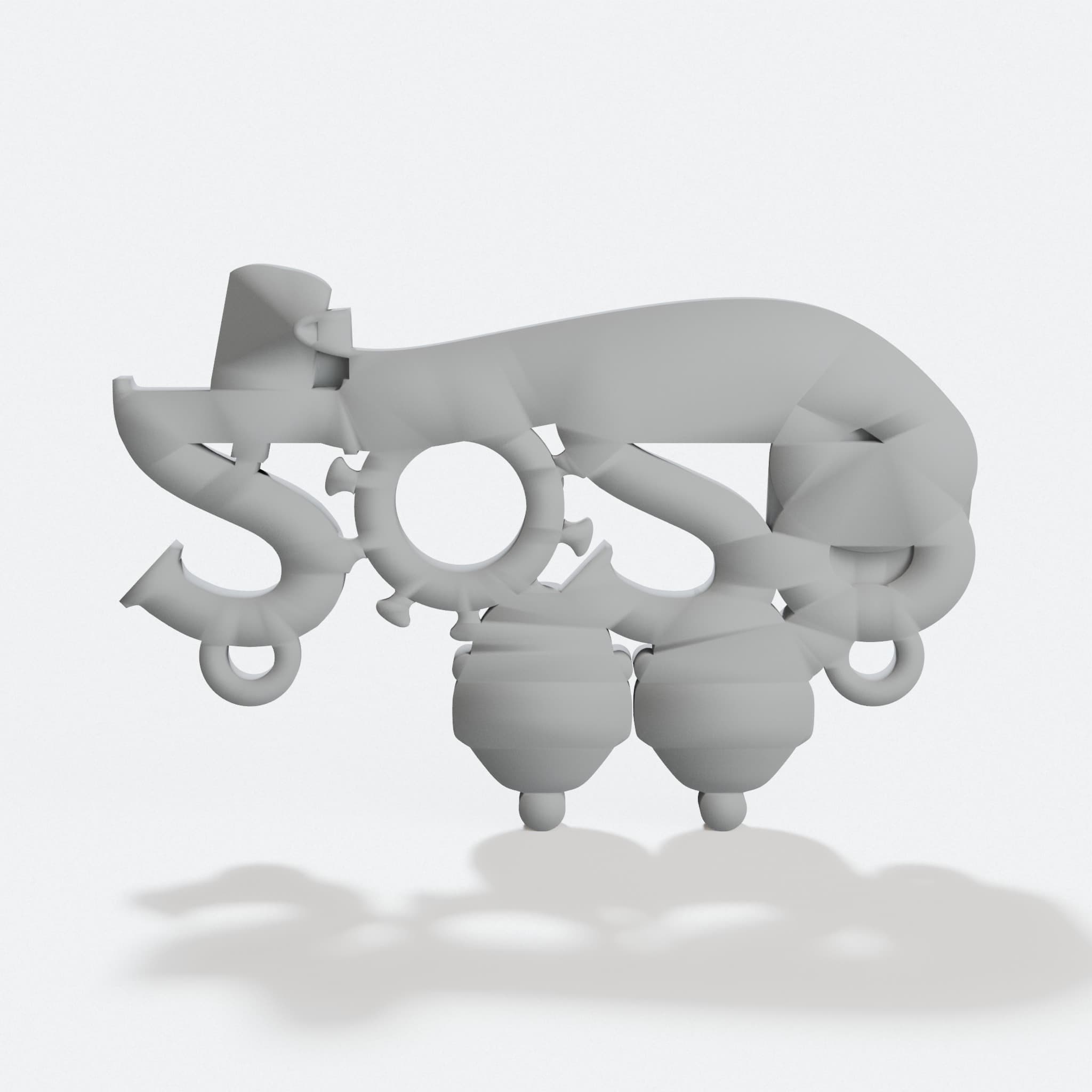 2020 Christmas Ornament - Customizable 3D Printed Decor