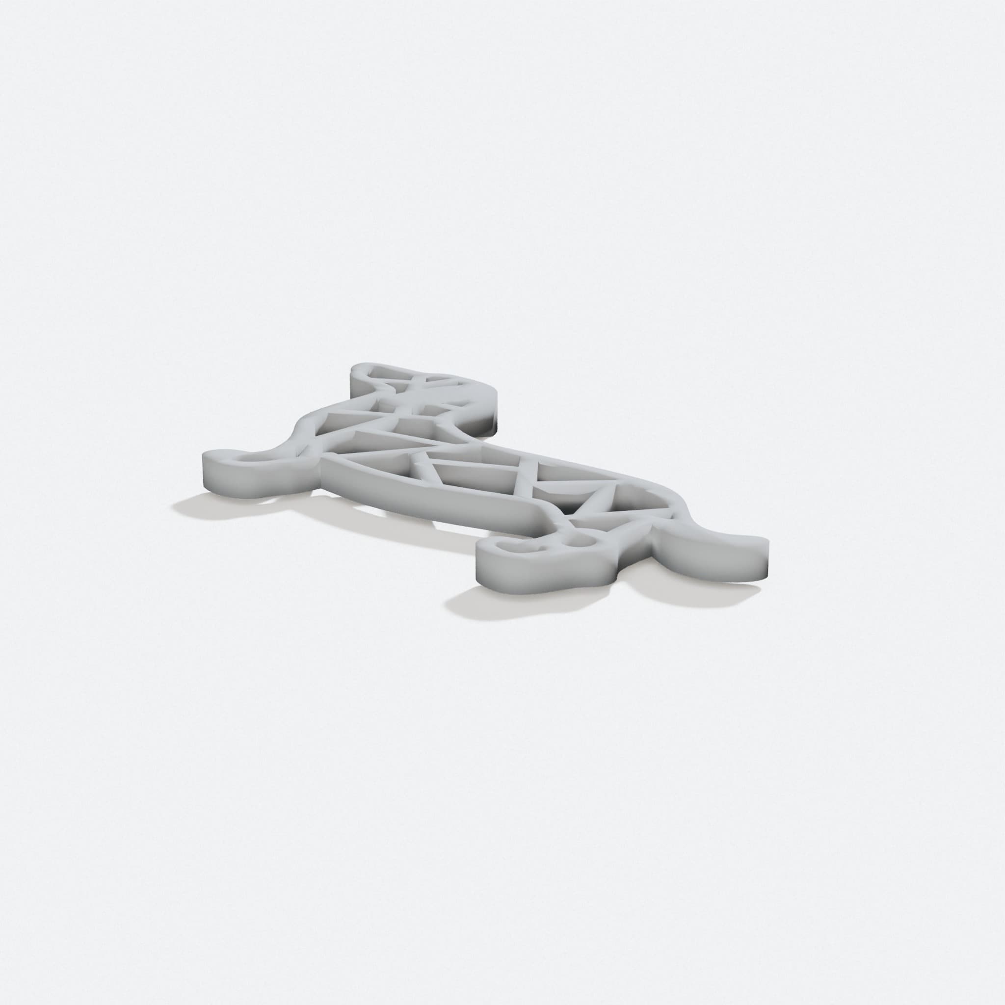 Dachshund 3D Printed Keychain Toy