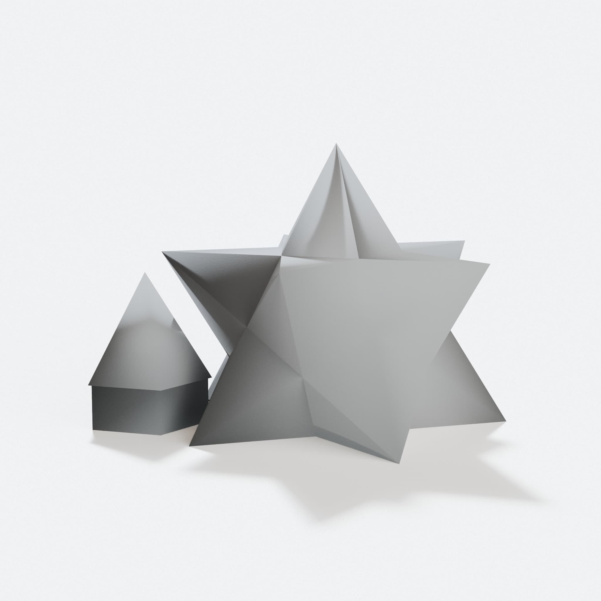 Quick Star 3D Printed Ornament for Christmas