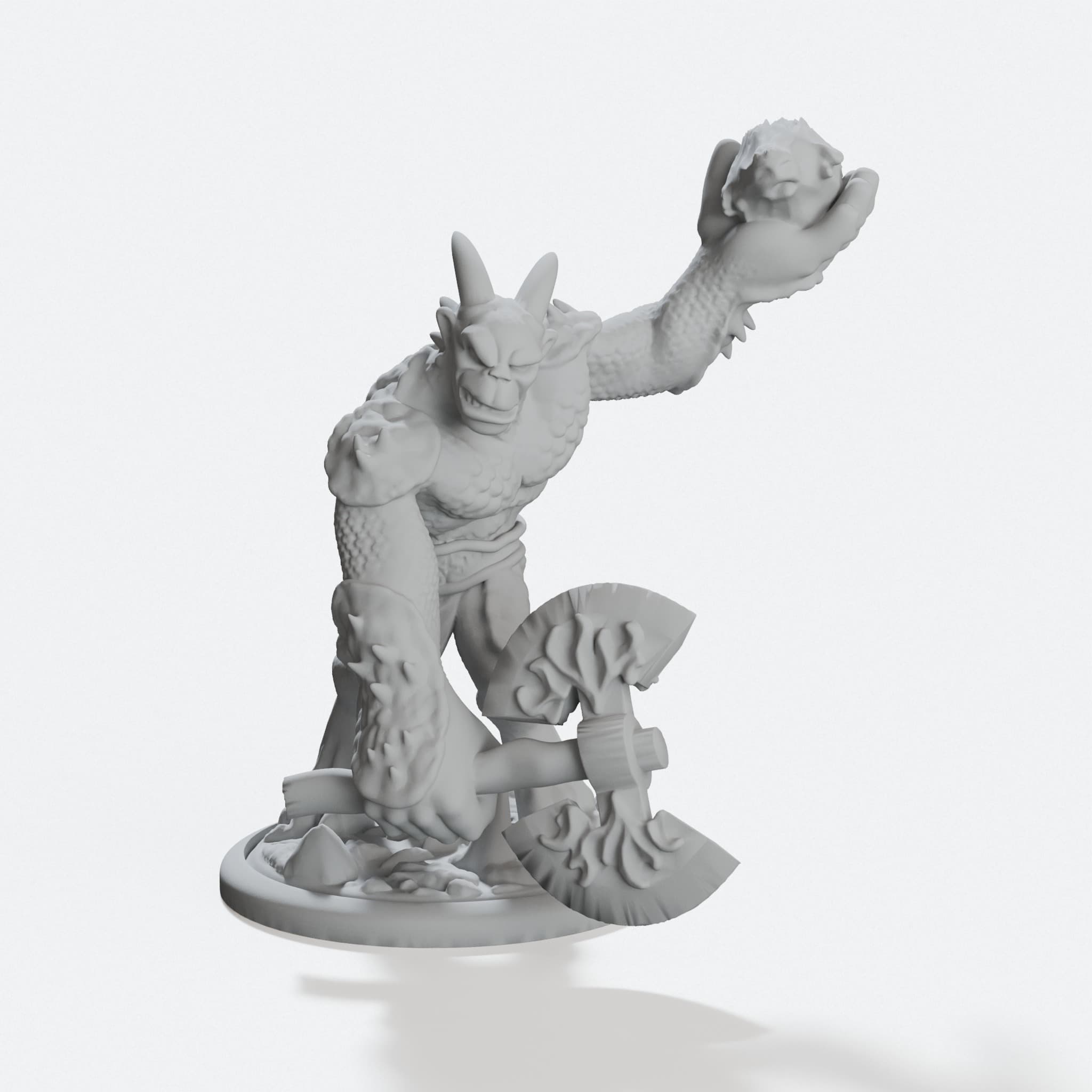 Daemonic Brute Tabletop Miniature for D&D