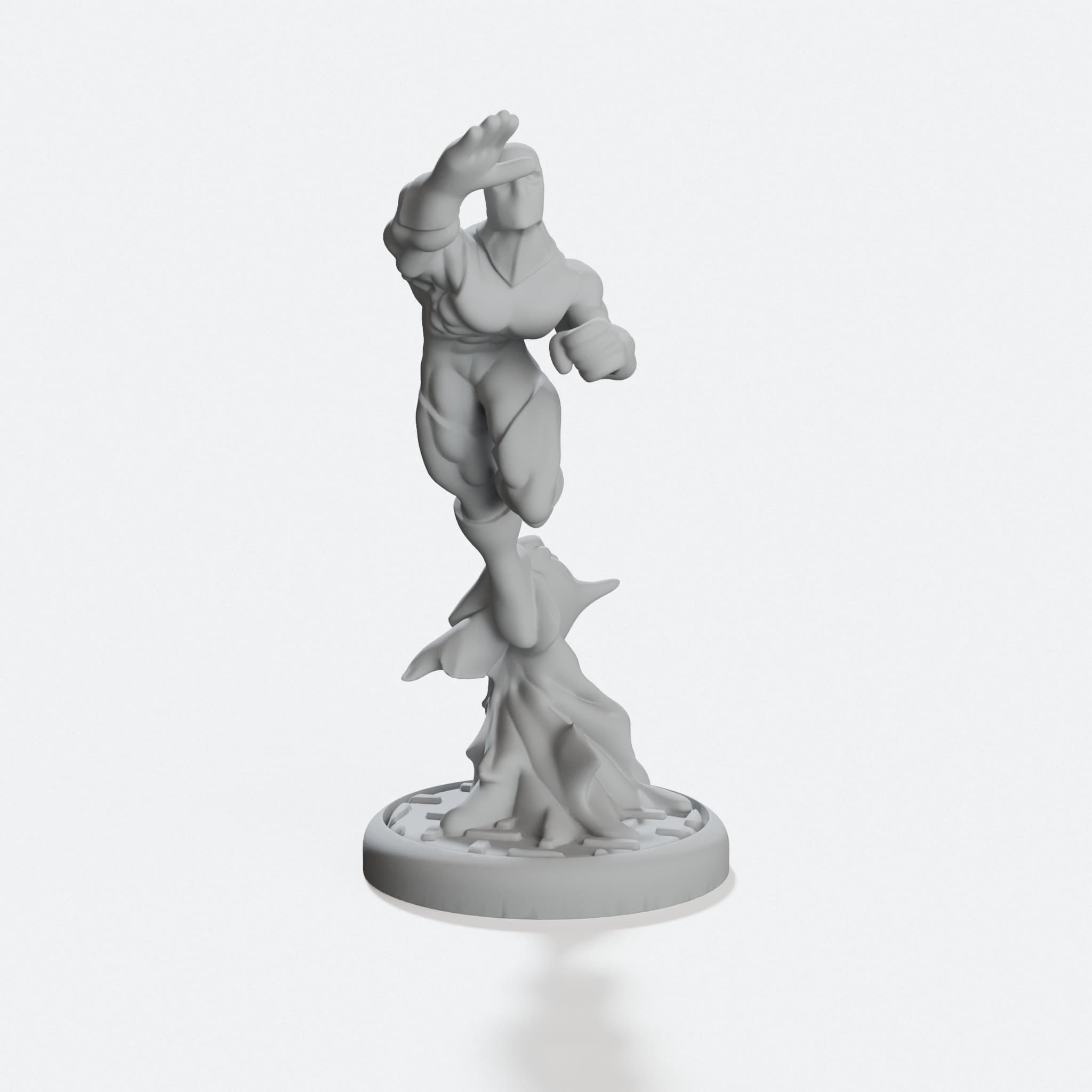 Generic Superhero Tabletop Miniature for RPGs