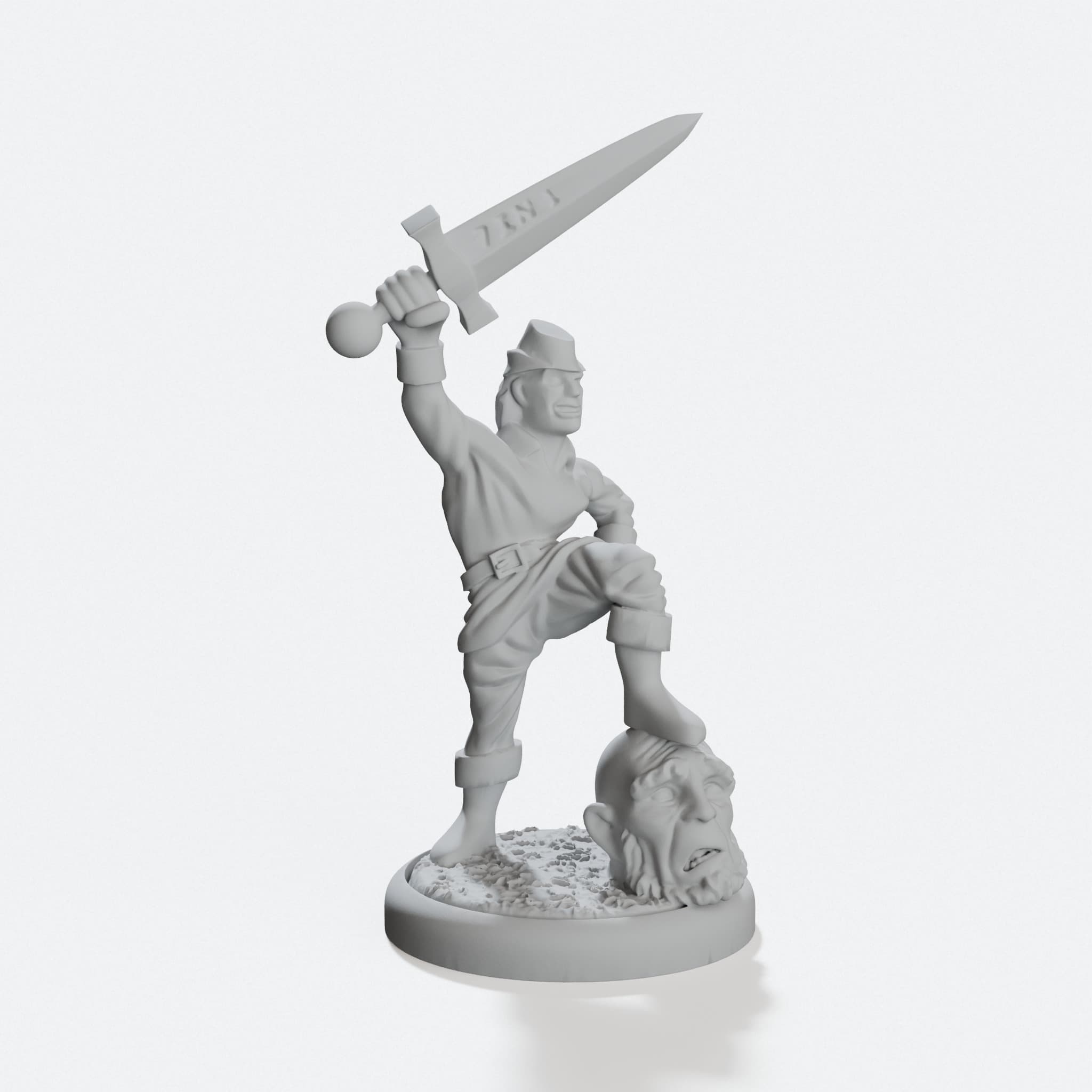 Jack the Giant Killer 3D Printed Toy Figure