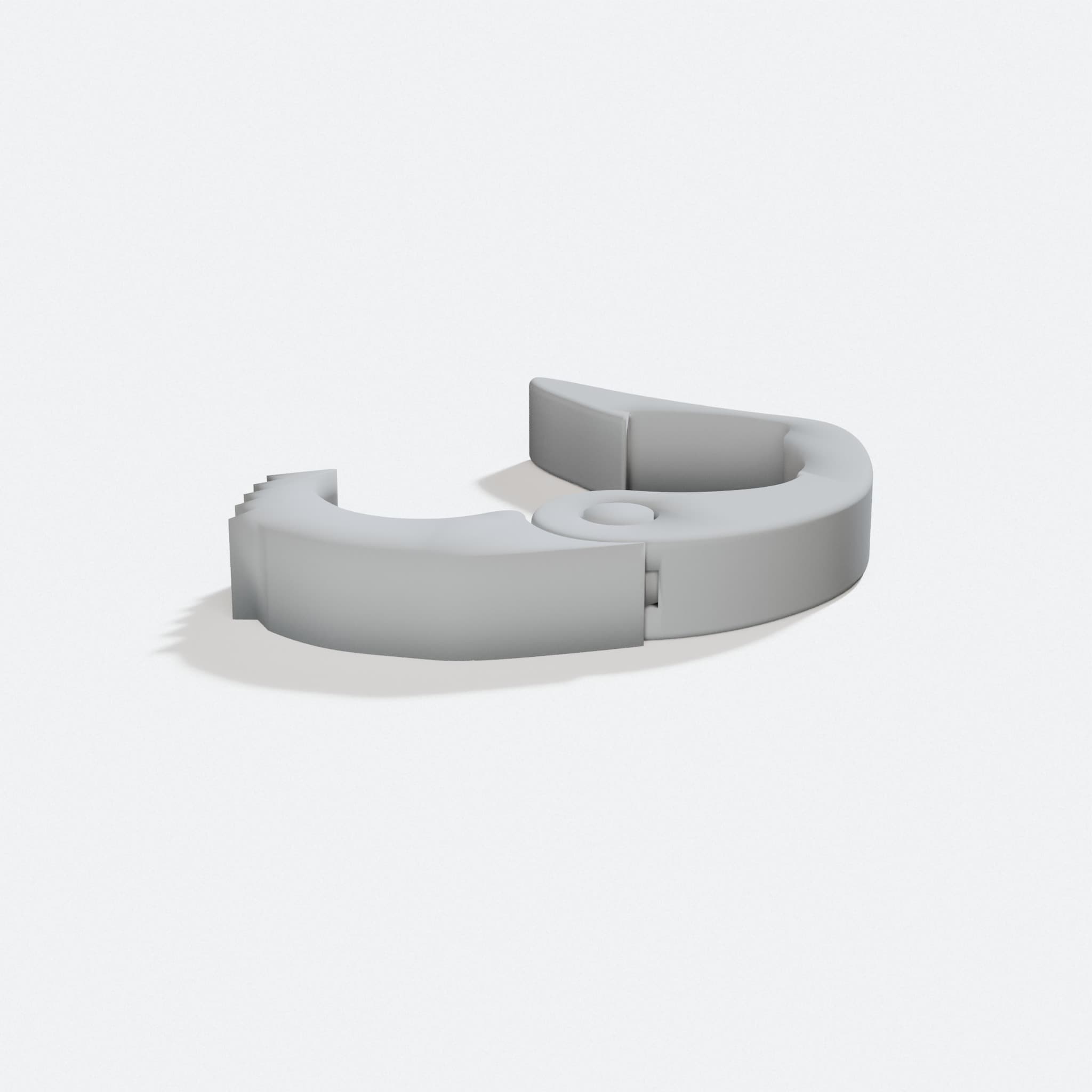 More Circular Cable Clamp 3D Printed Organizer