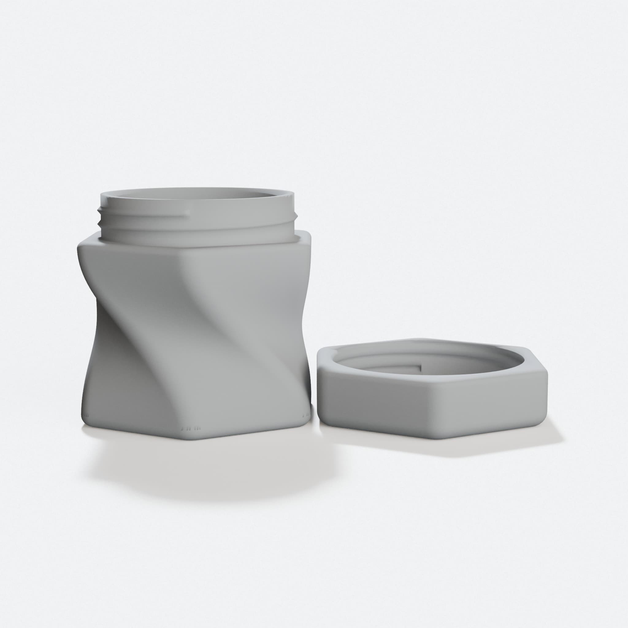 Twisted Bottle – 3D Printable Demo Part
