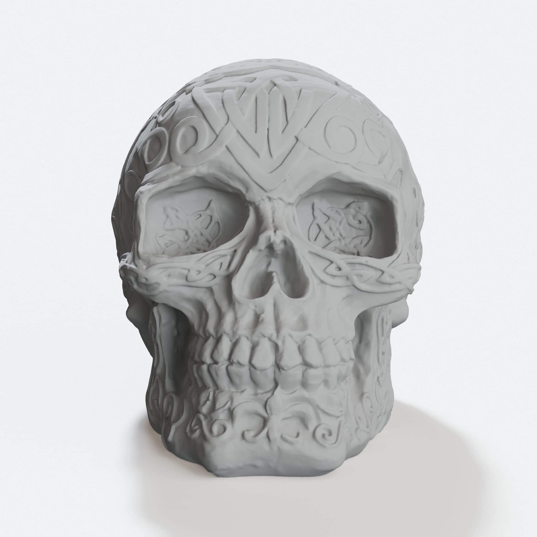 Celtic Skull (Hollow)