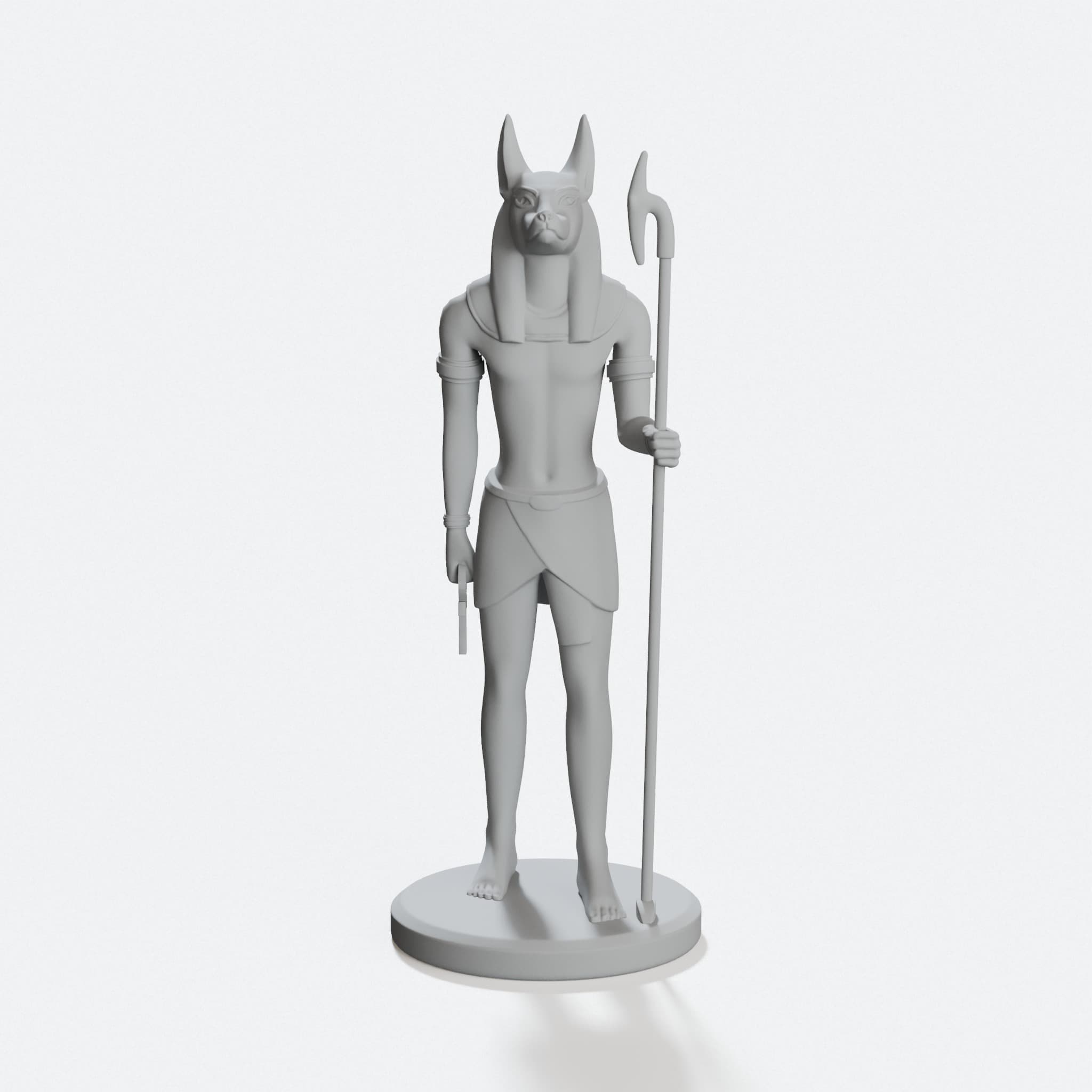 Horus and Anubis Egyptian God Display Figures