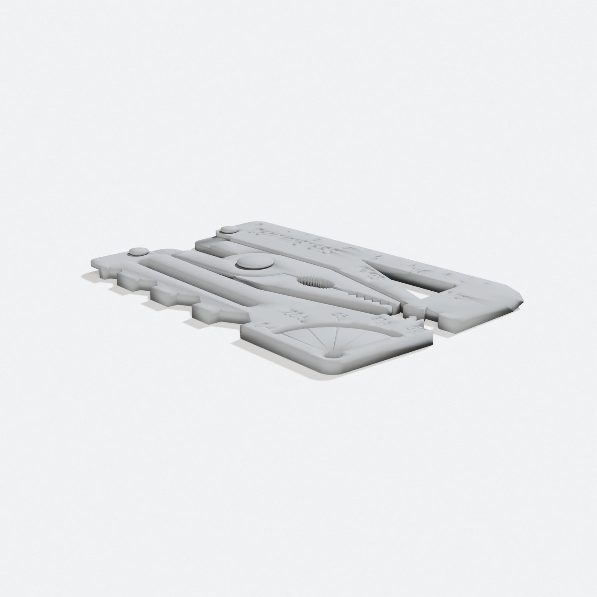 The Card: 3D Printed Workshop Multi-Tool