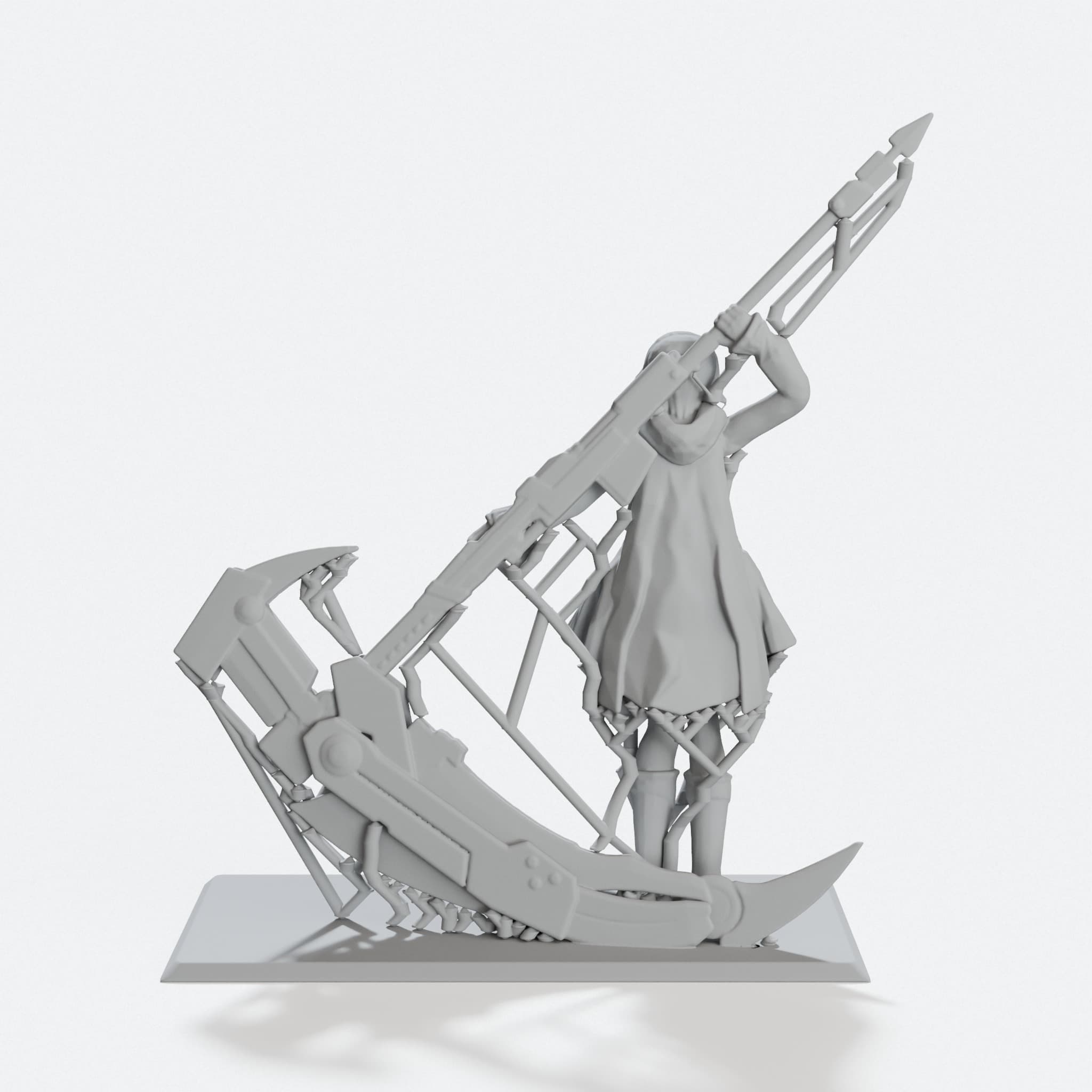 Ruby Rose RWBY 3D Printable Figure - Print Ready