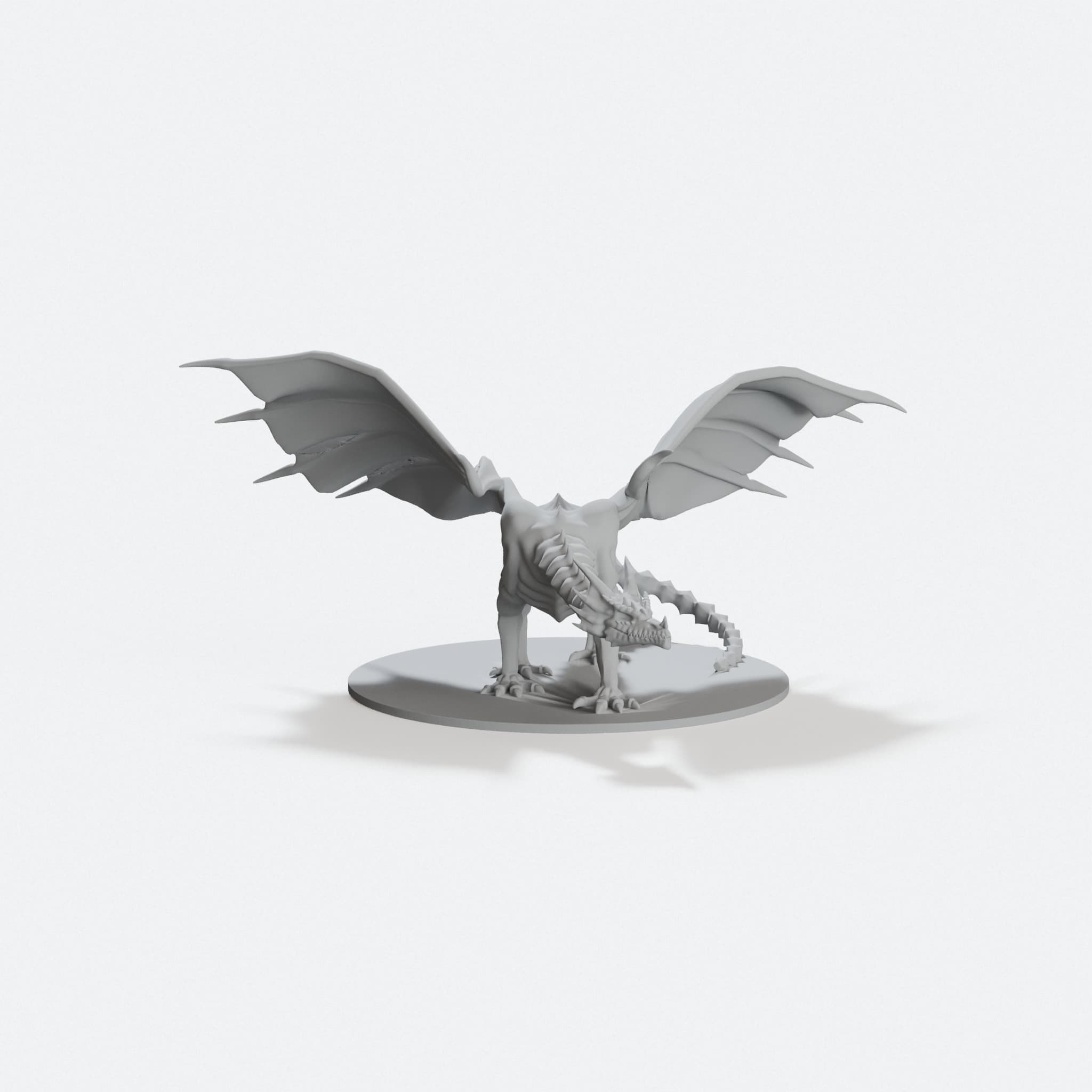 Undead Dragon 3D Printed Toy Figure