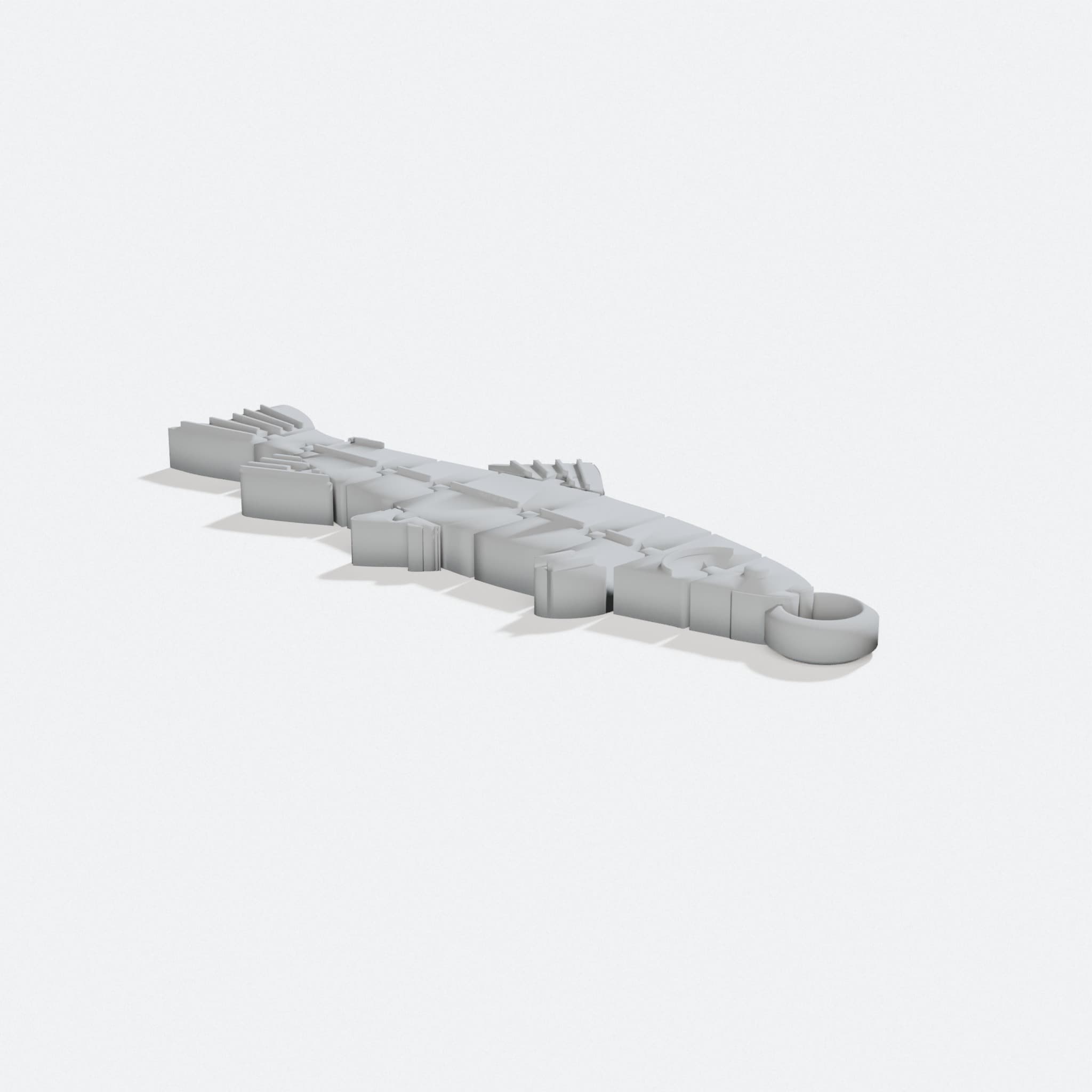 Articulated Fish Toy - 3D Printed On Demand