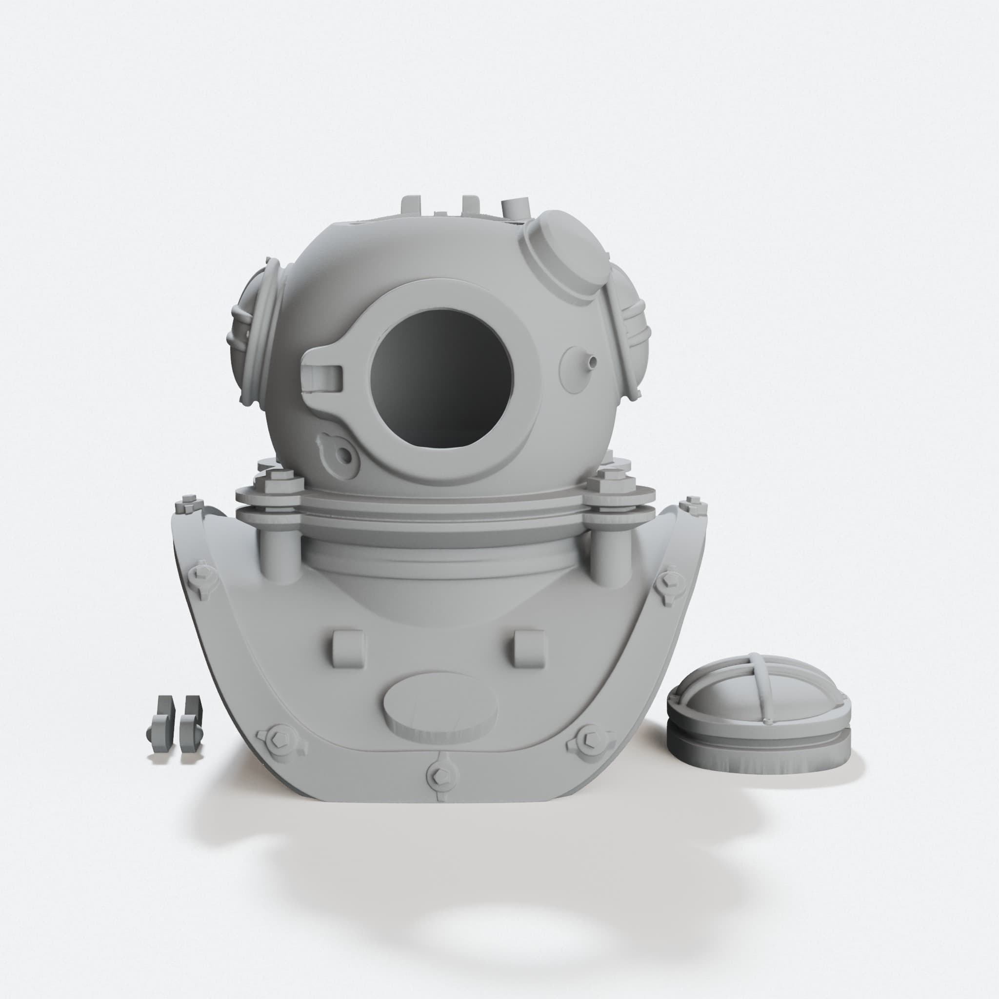 Antique Diver's Suit 3D Printed Toy with Moving Parts