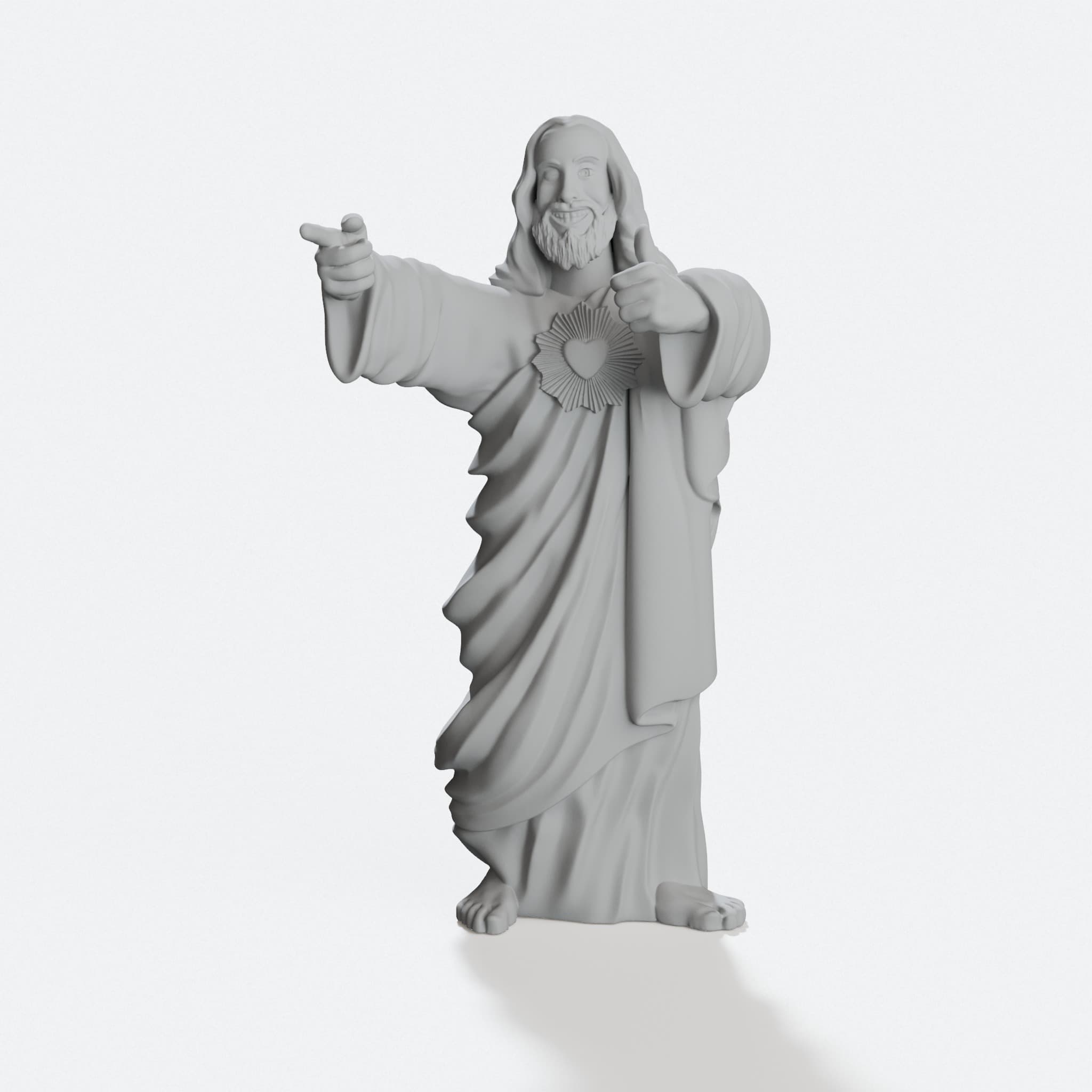 Jesus from Dogma 3D Printed Ornament