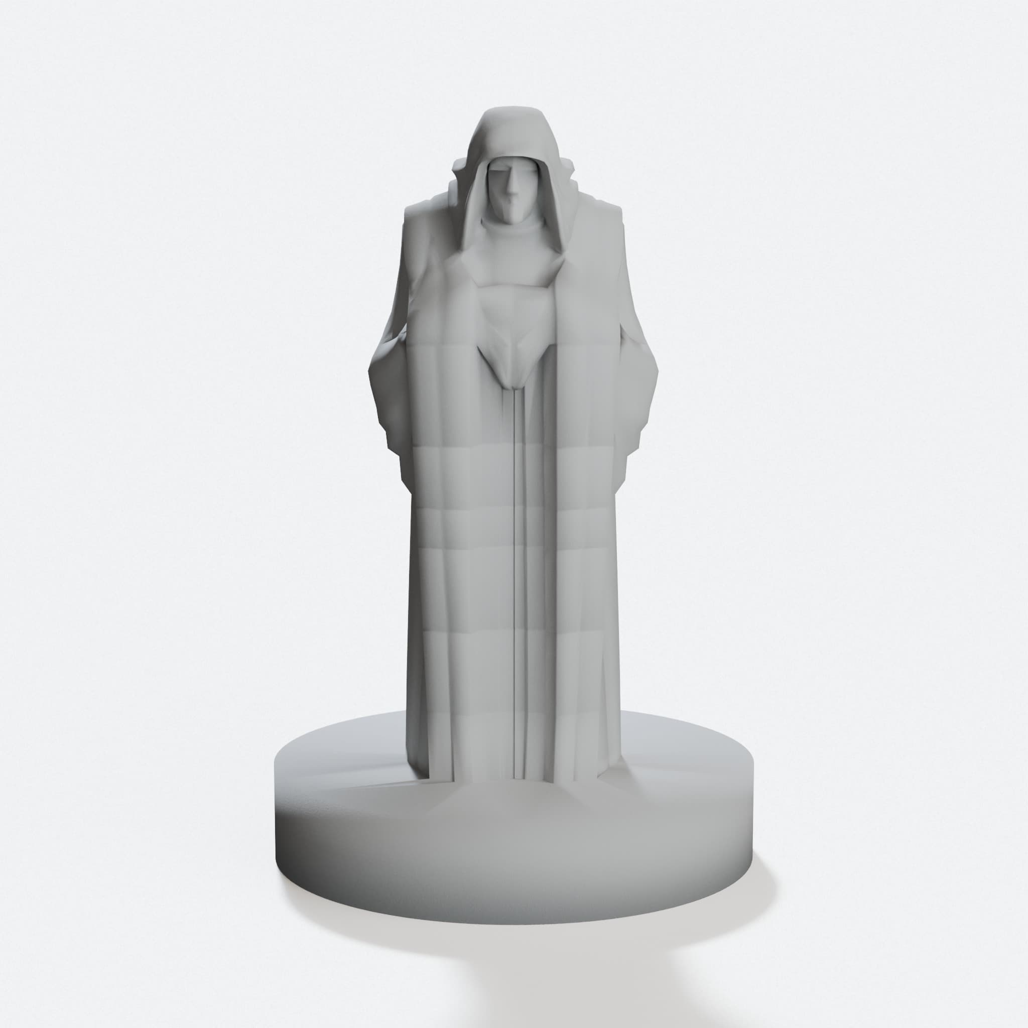 Evil Wizard 3D Printed Toy for D&D Games