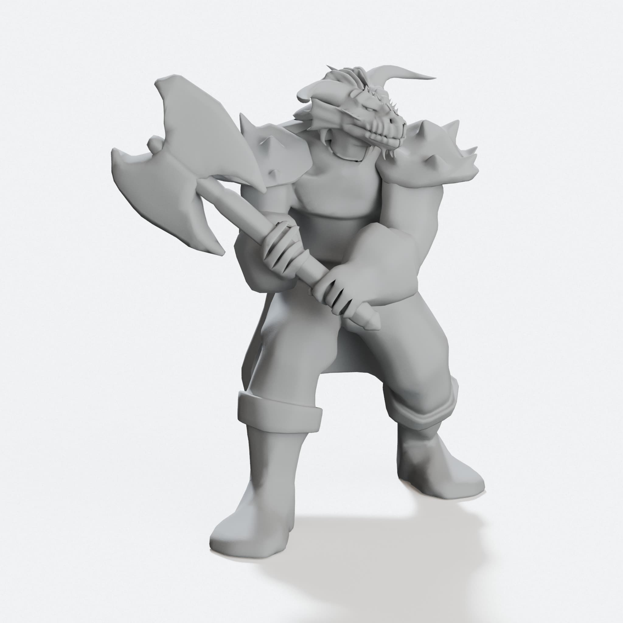 Barbarian Collection 3D Printable Tabletop Miniatures