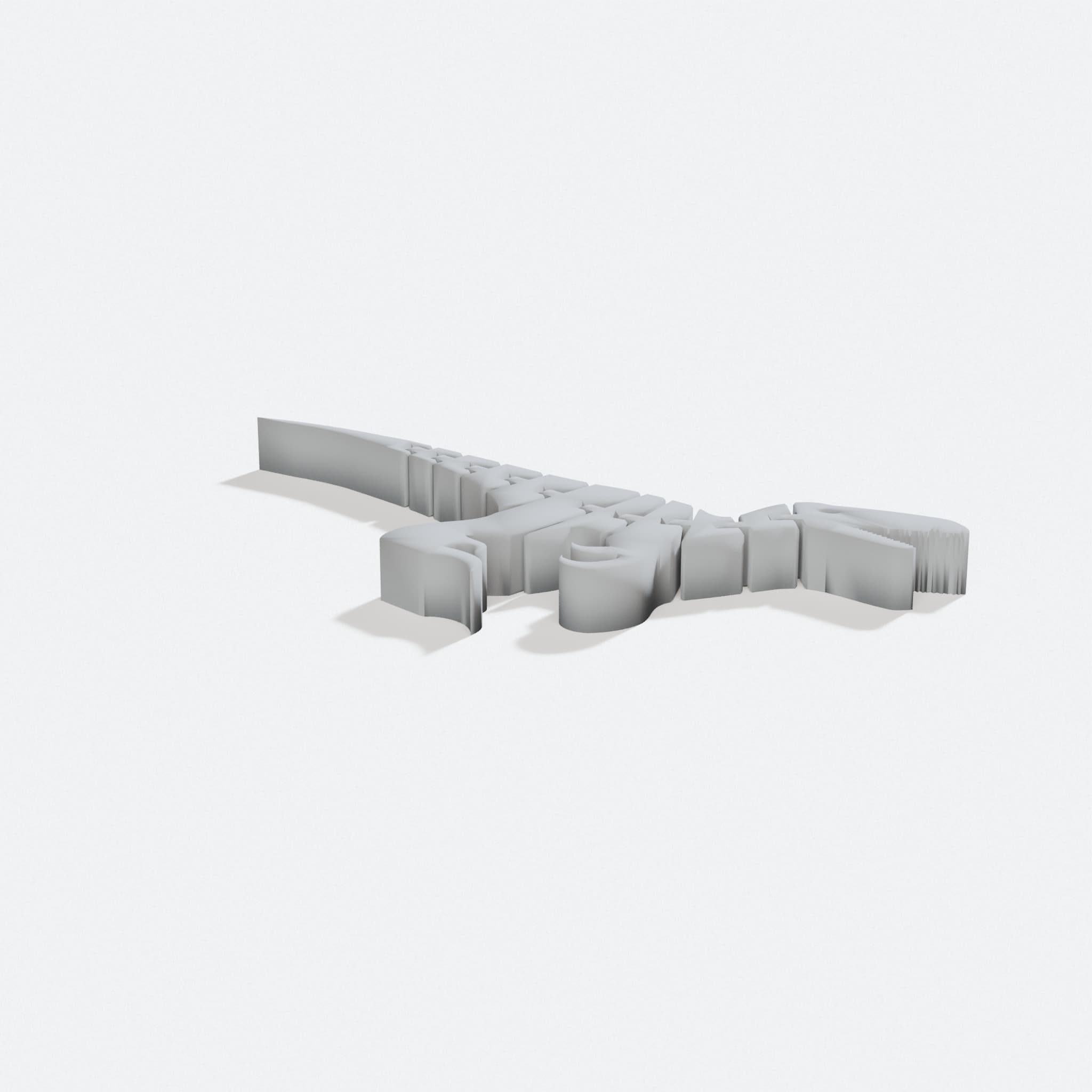 Flexi-Velociraptor 3D Printed Toy