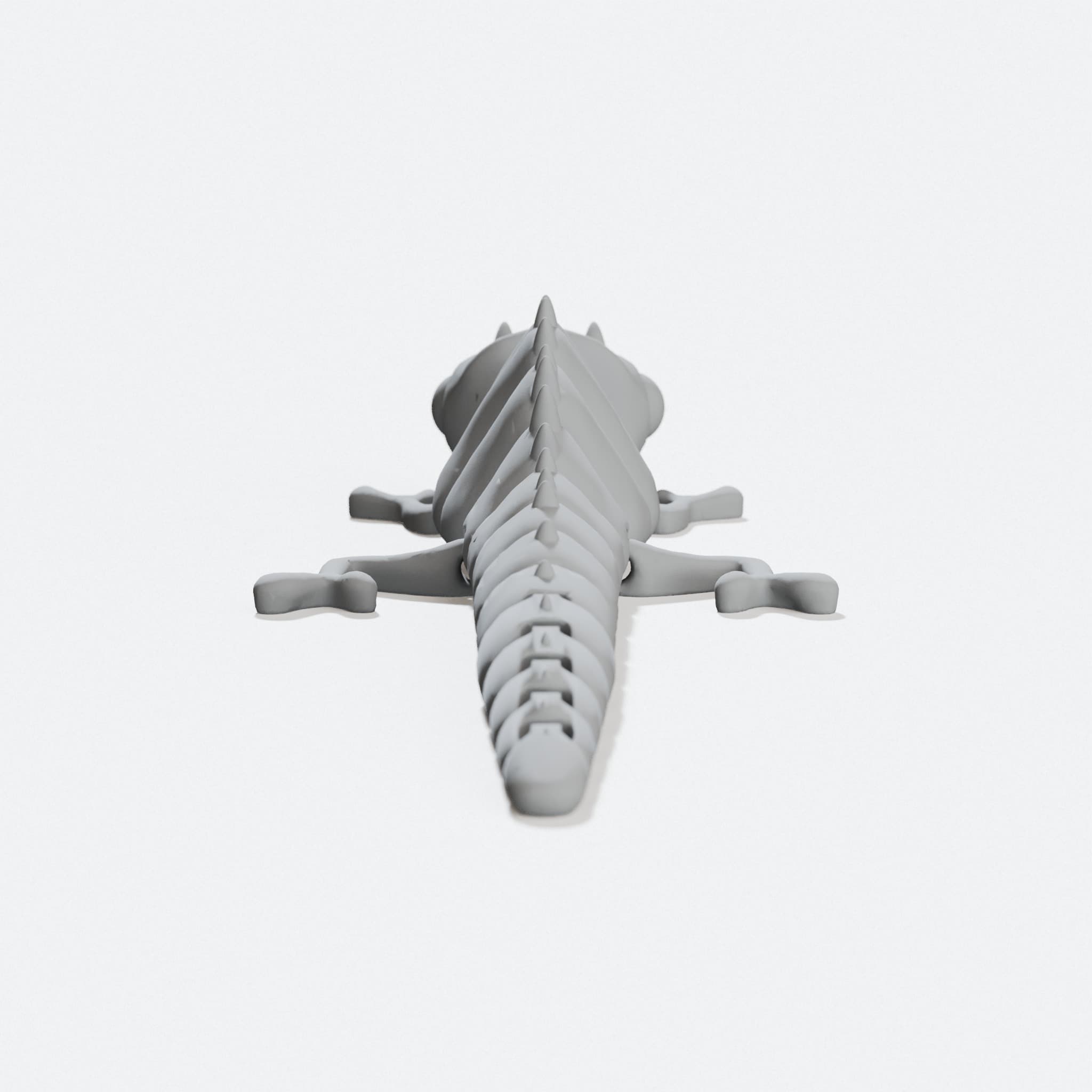 Articulated Jacksons Chameleon 3D Printed Toy