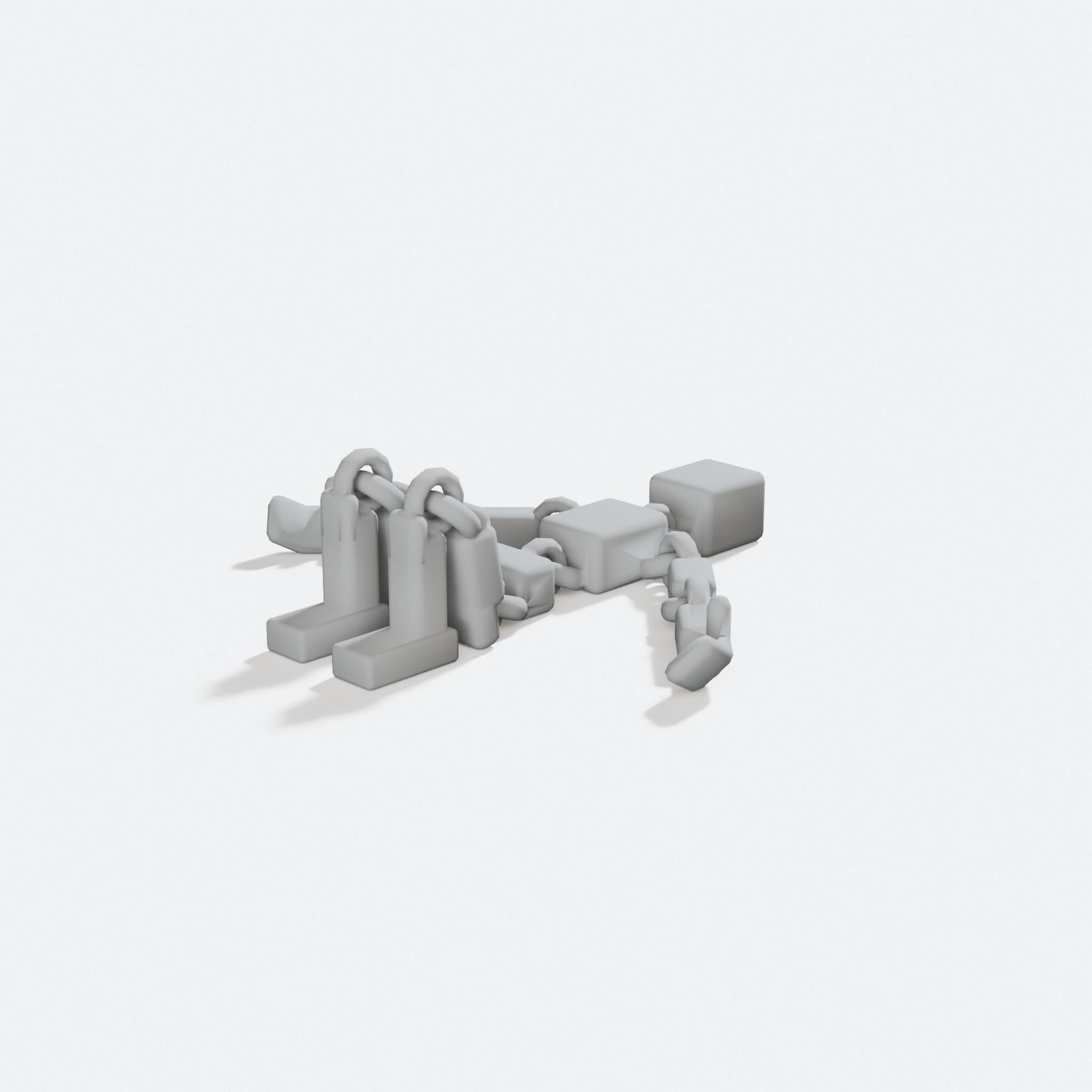 Print in Place Ragdollbot 3D Printed Toy Robot