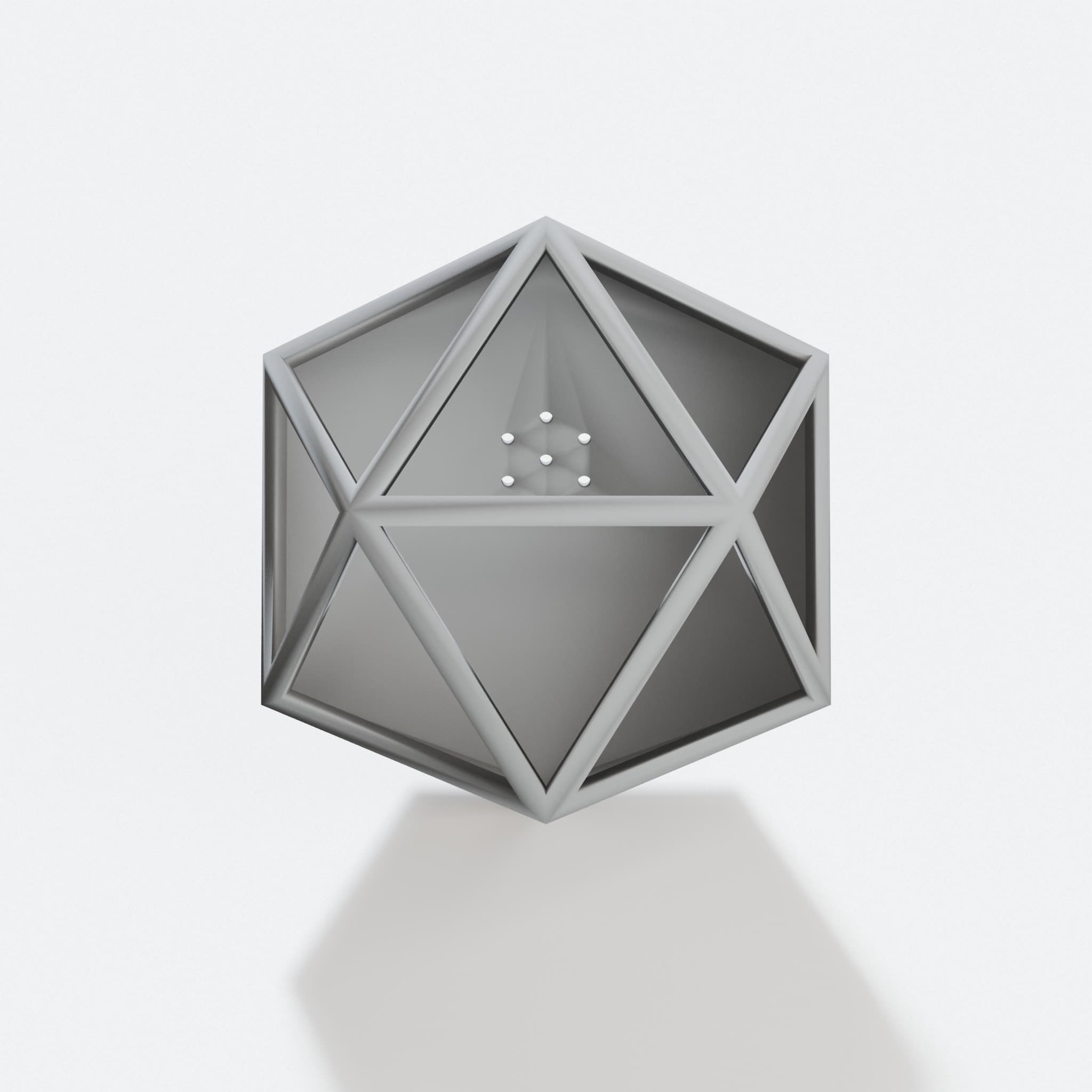 D20 Succulent Planter, 3D Printed Home Decor