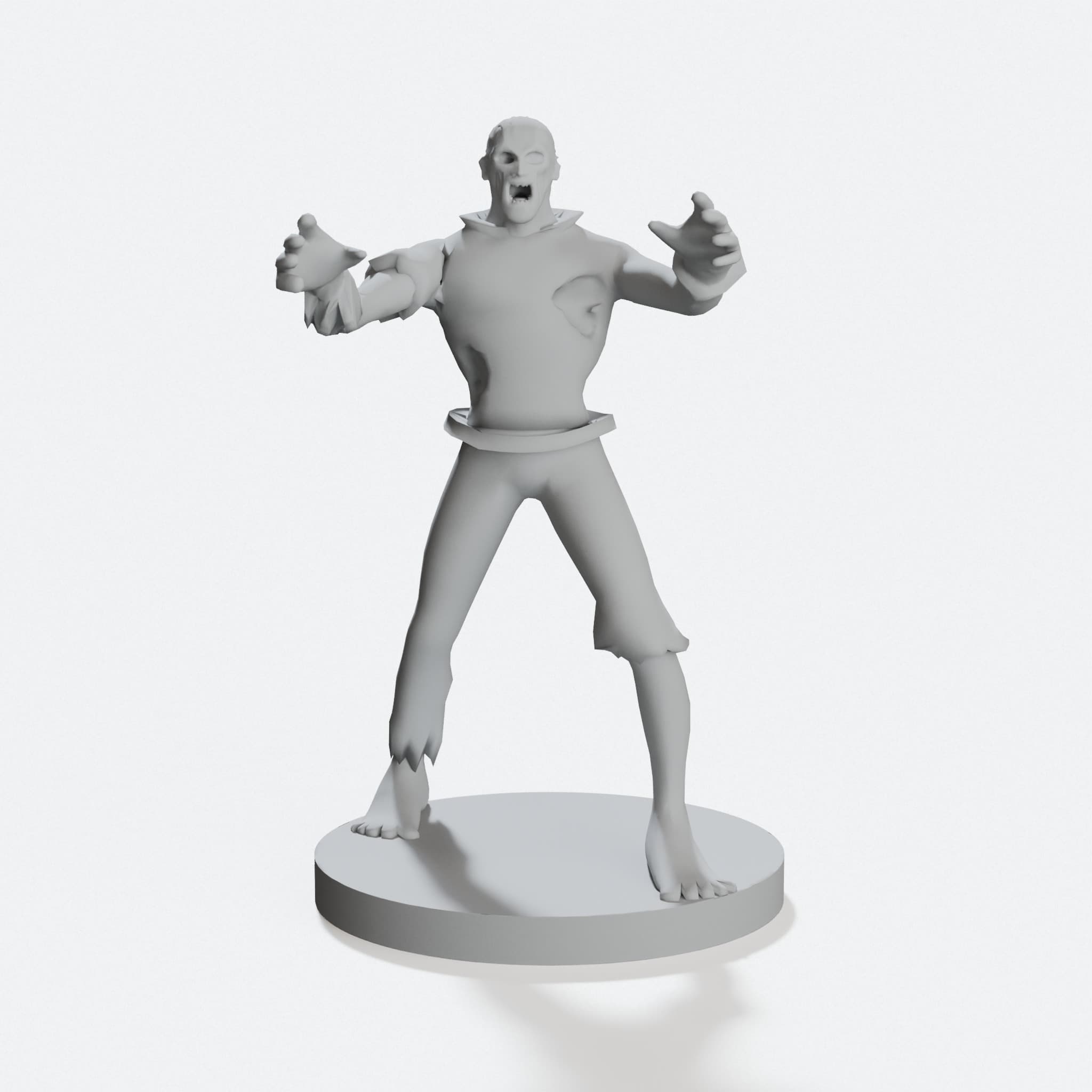 Zombie Collection 3D Printable Miniatures