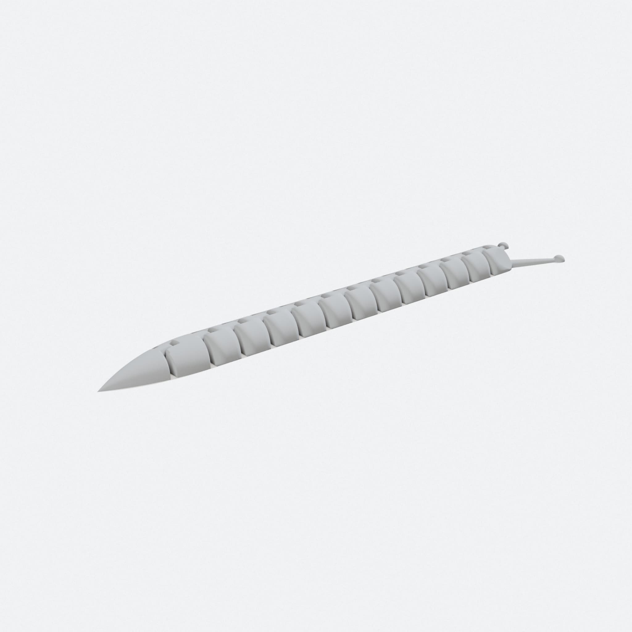 Articulated Long Slug Fidget Toy