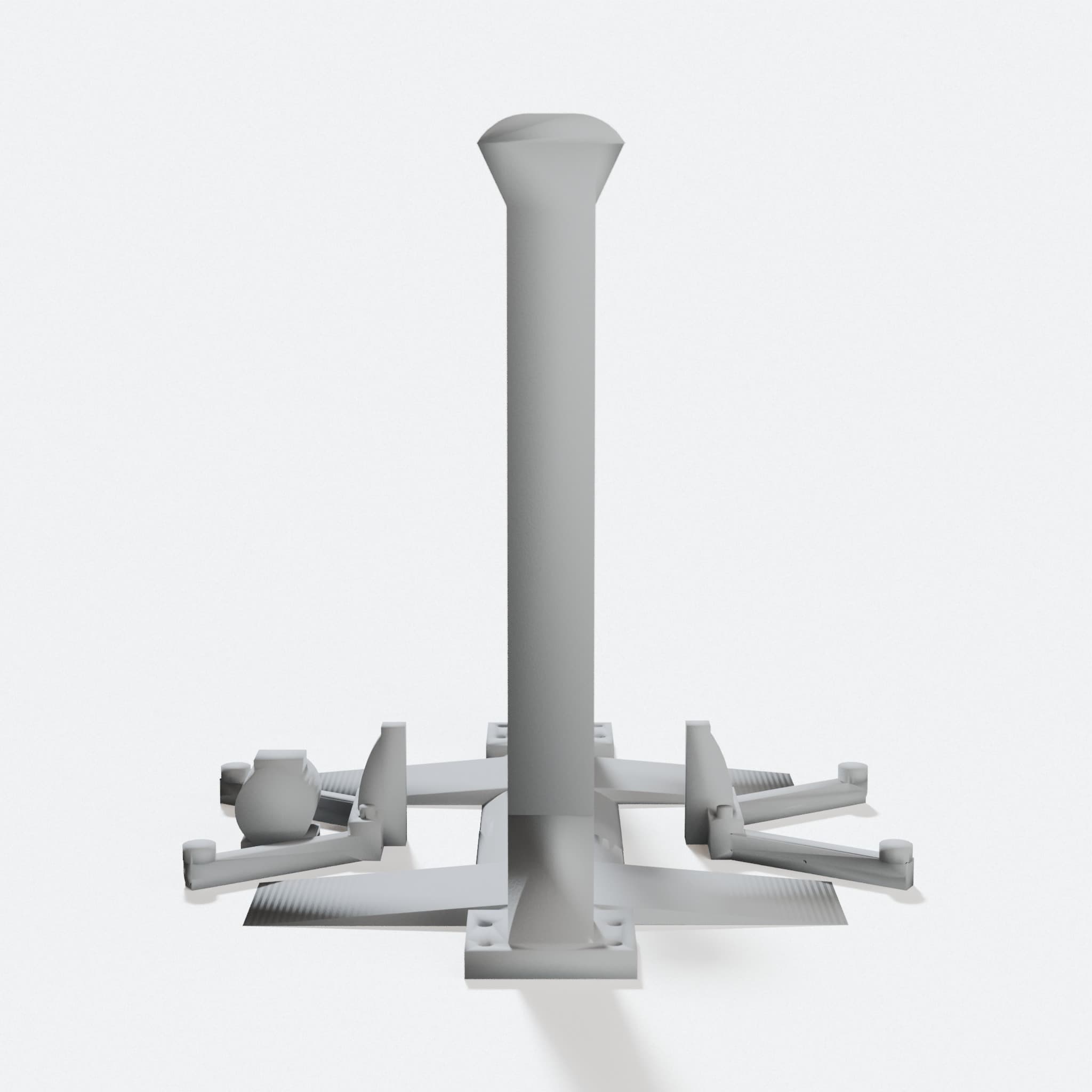 1:64 Scale Car Lift 3D Printed Toys Garage Model