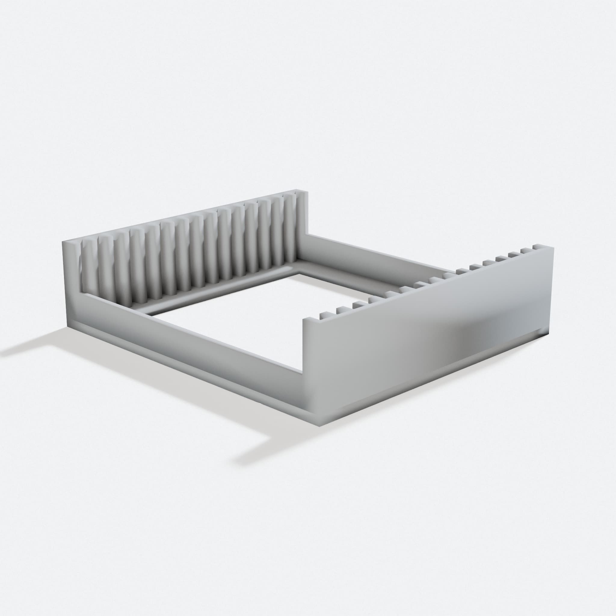 Laptop RAM Stand: 3D Printed Organizer for 16 Cards