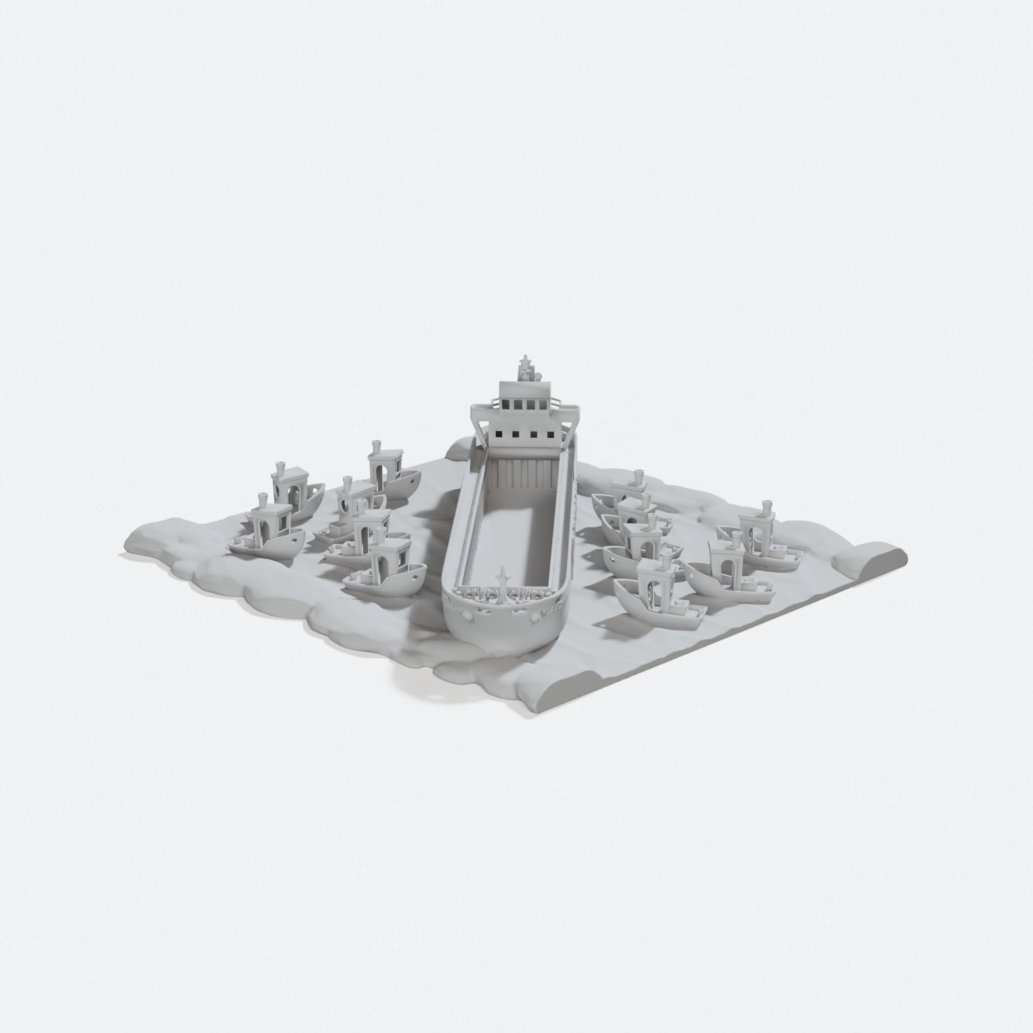 Ever Given Container Ship Model, Suez Canal Tribute