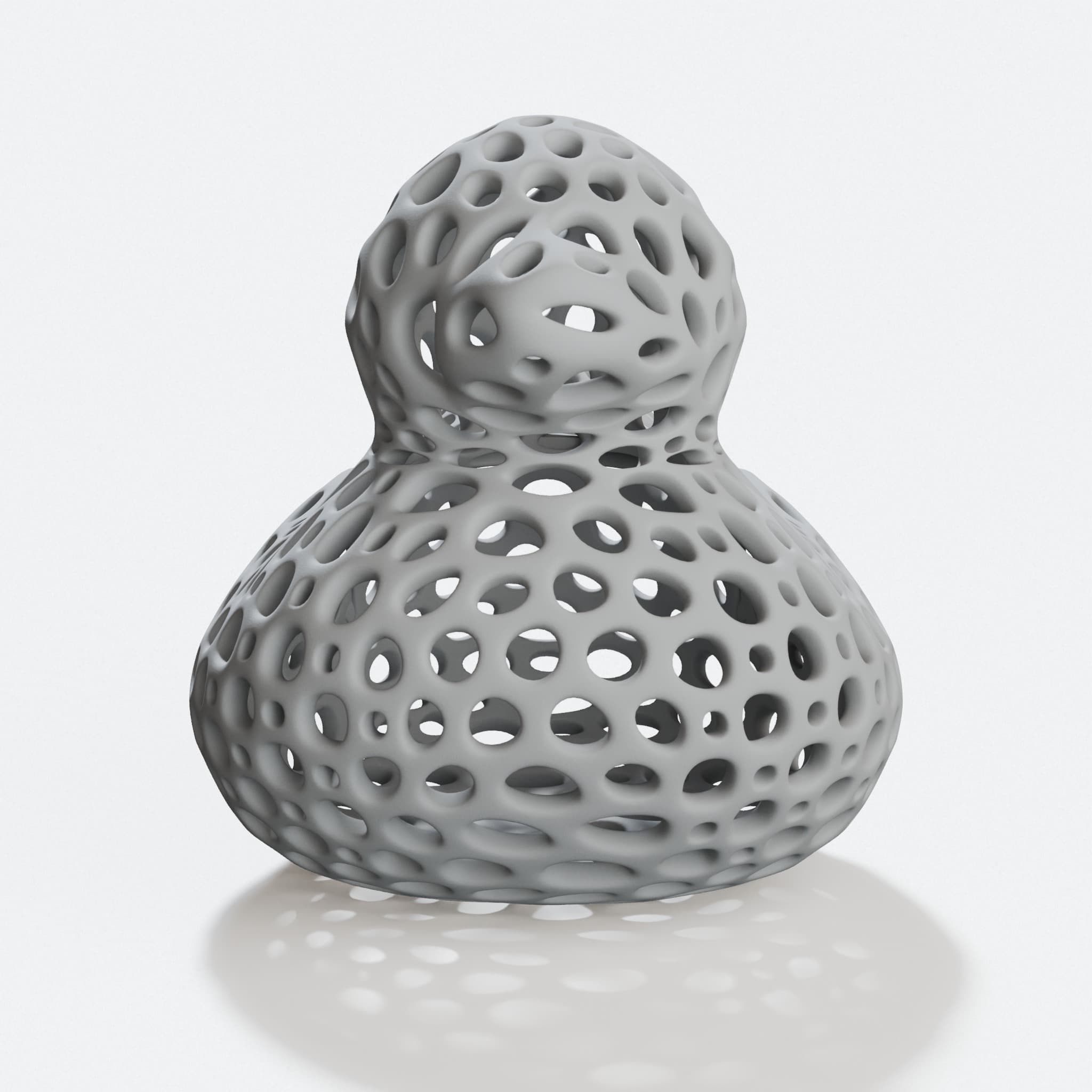 Voronoi Rubber Duck - 3D Printed Toy