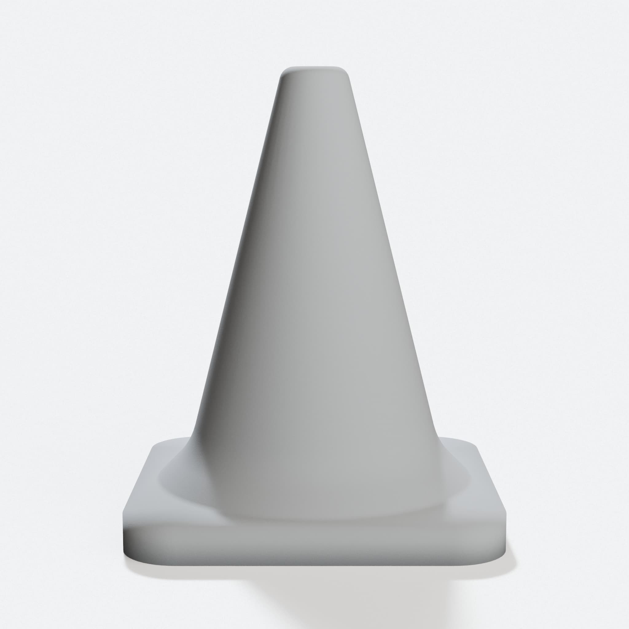 Small 3D Printed Traffic Cone for Hot Wheels Cars