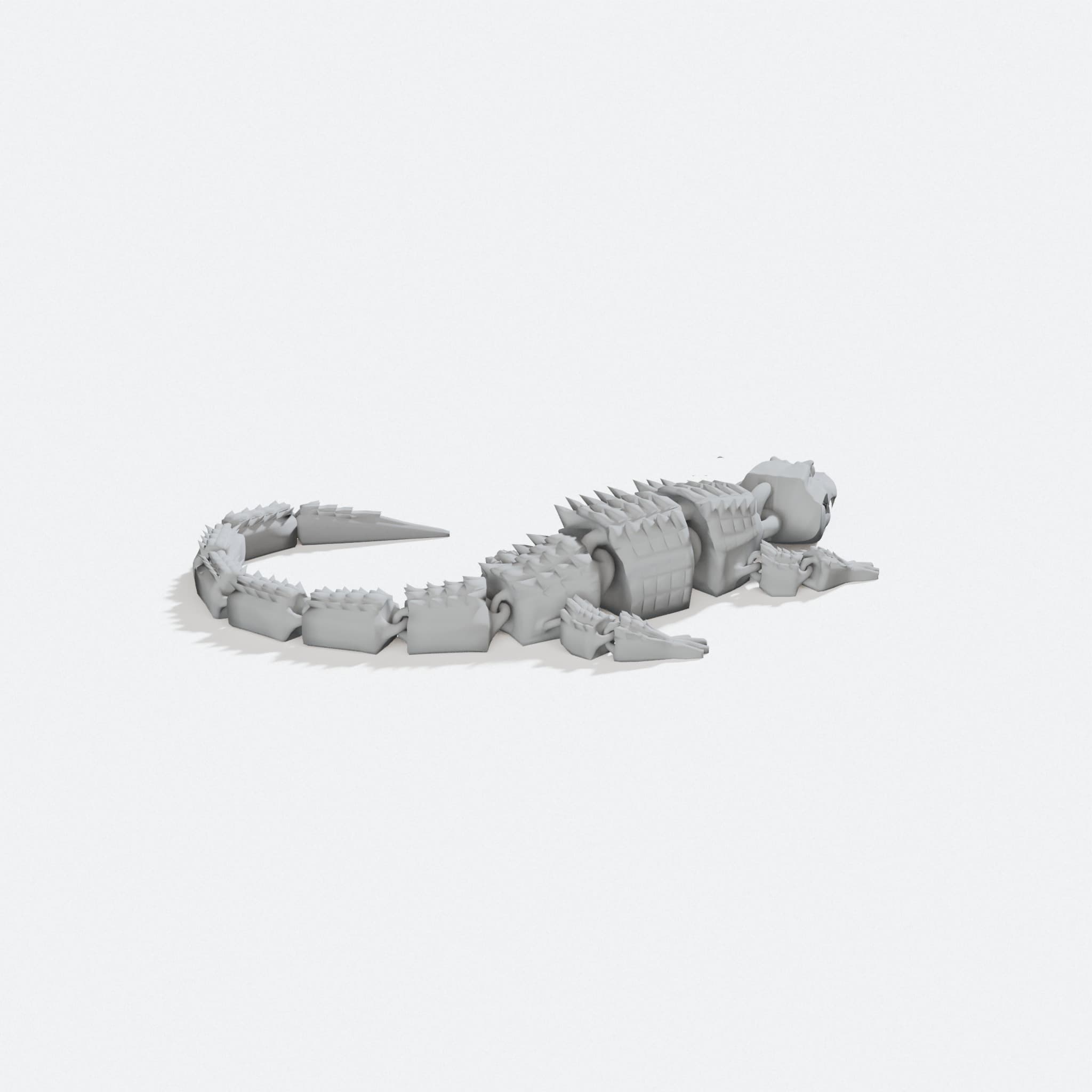 Articulated Alligator - 3D Printed Toy