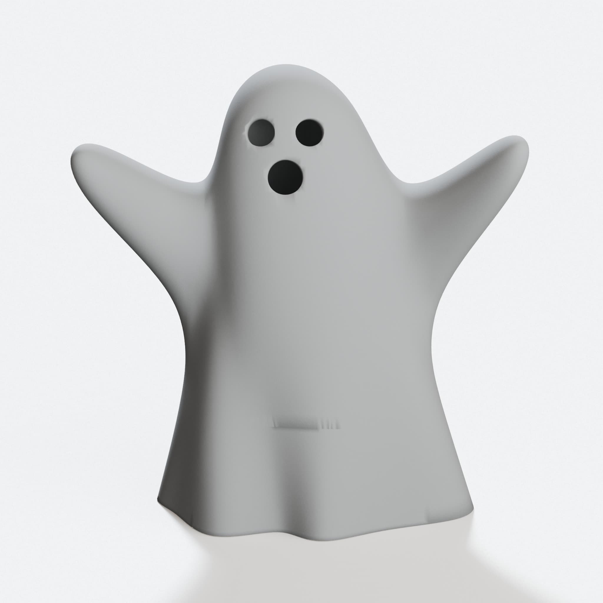 Ghost Ornament - 3D Printed Halloween Decoration
