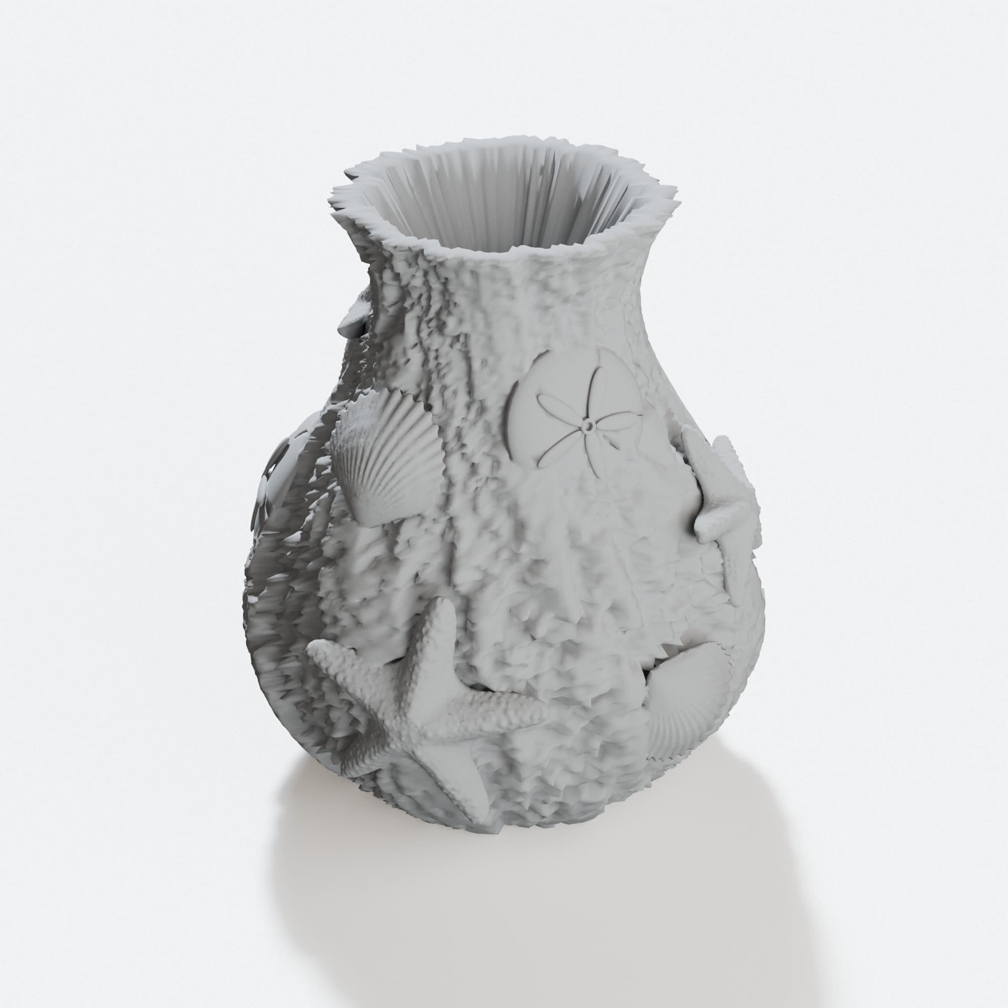Ocean Vase 3D Printed Home Decor