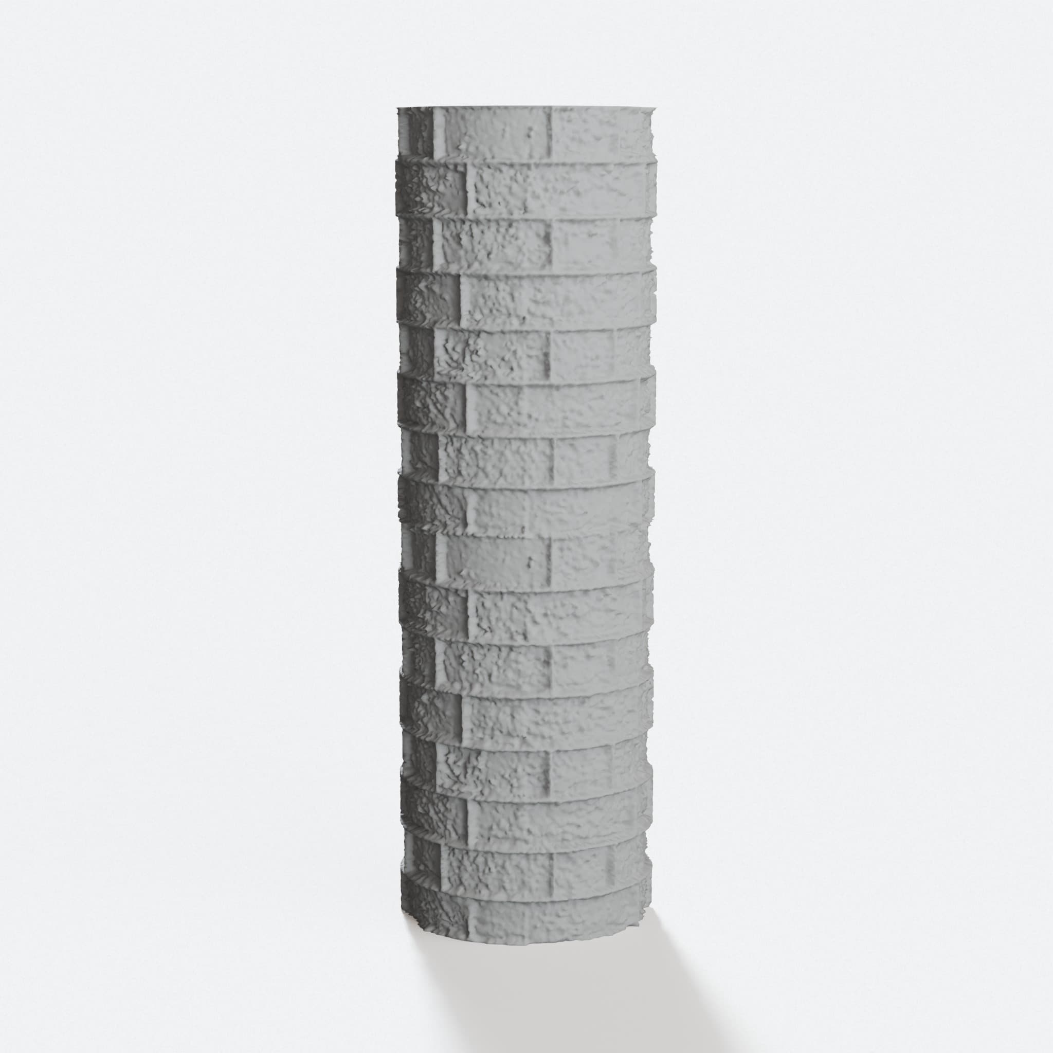 Castle Stone Texture Roller for 3D Printed Toys and Terrain