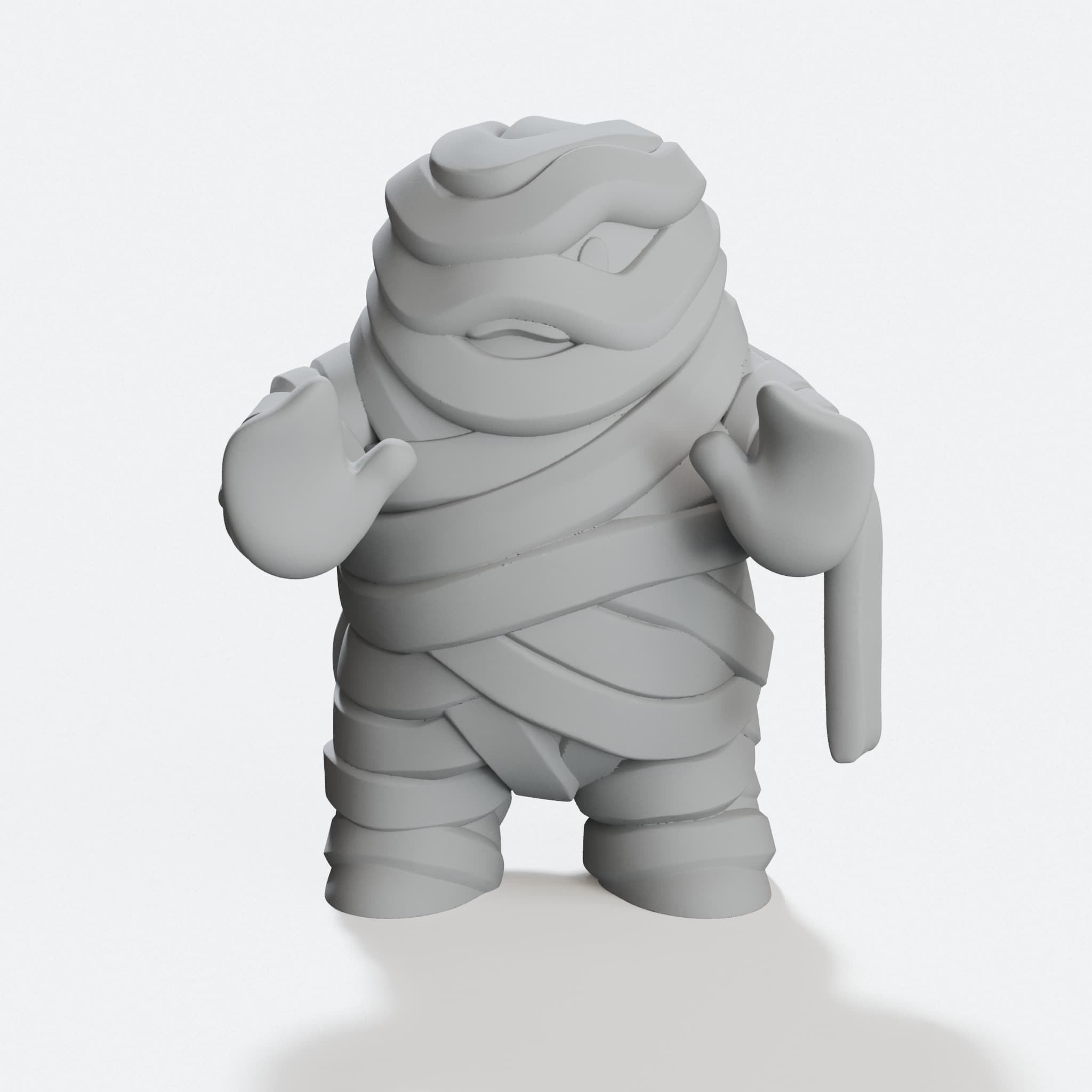 Mini Mummy Sculptember Figurine - Halloween Decor