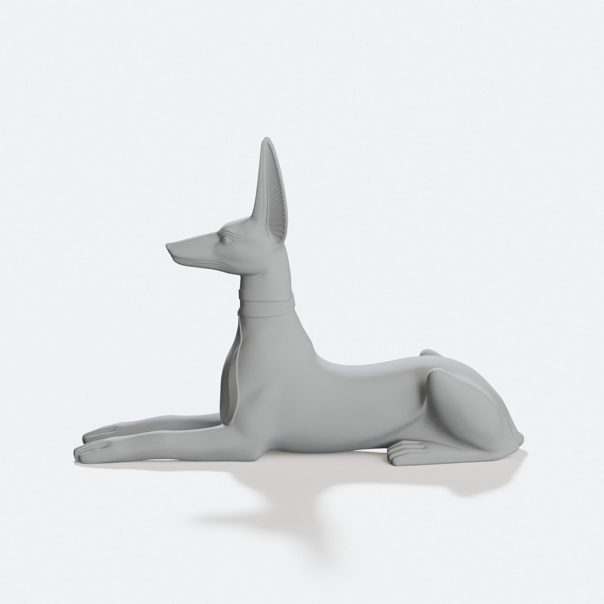 Anubis Dog 3D Printed Home Decor Statue