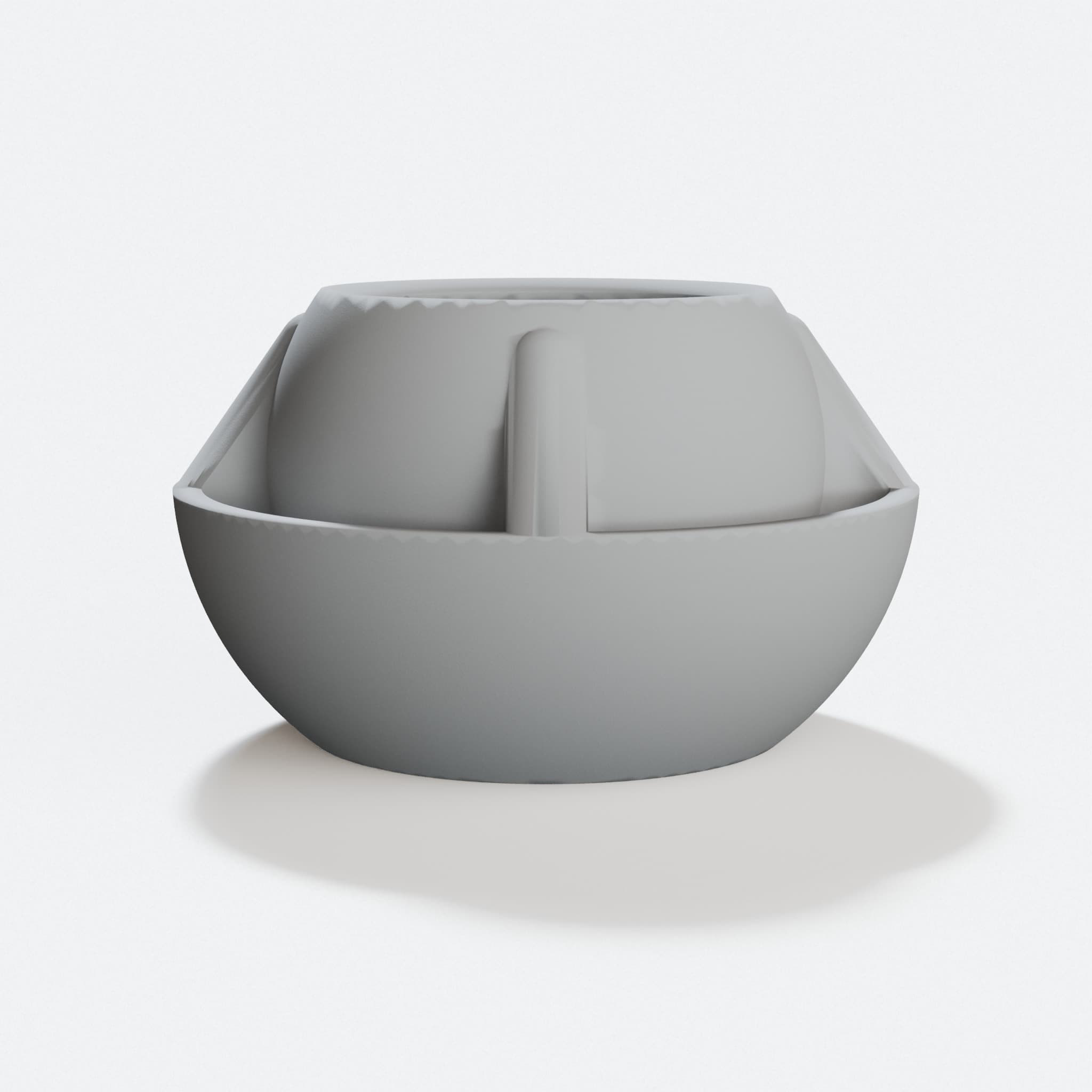 Globe Desk Planter: 3D Printed Home Decor for Succulents