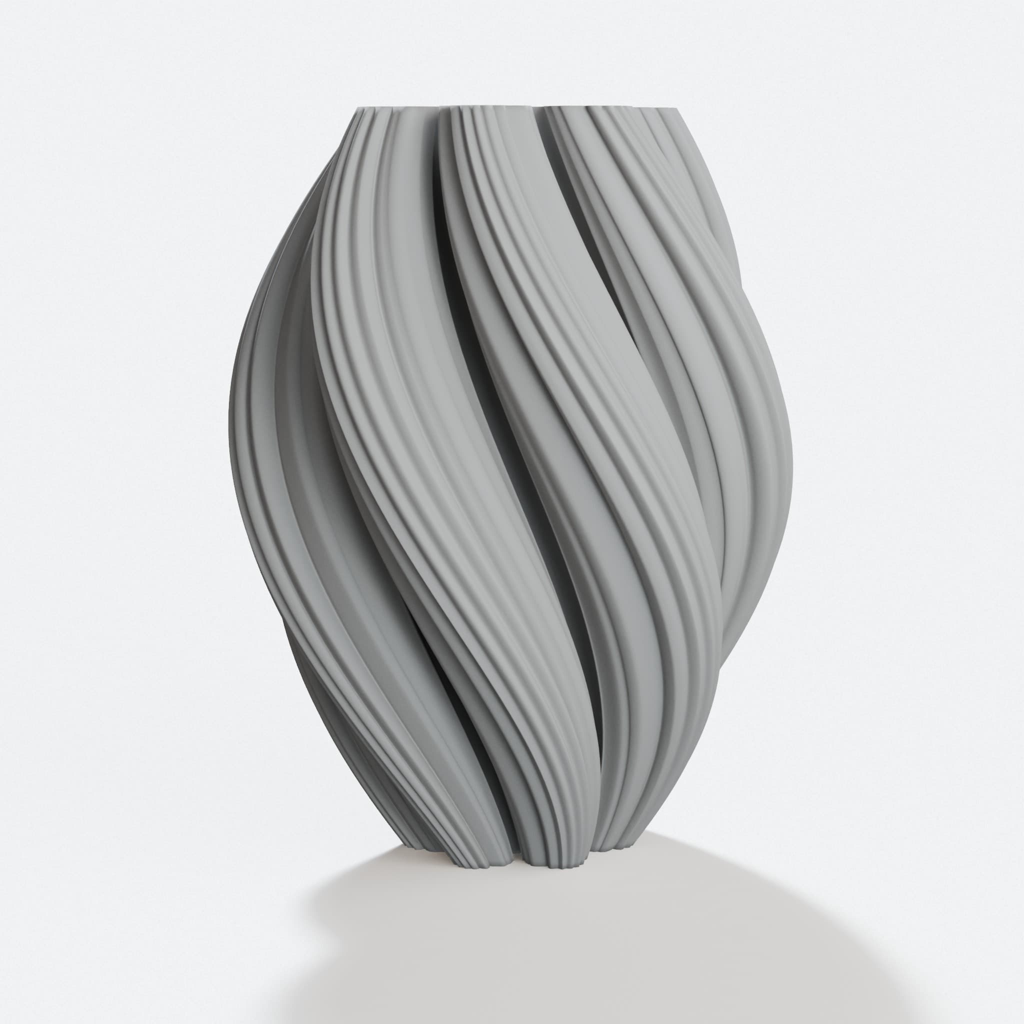 Julia Fractal Twist Vase – 3D Printed Home Decor