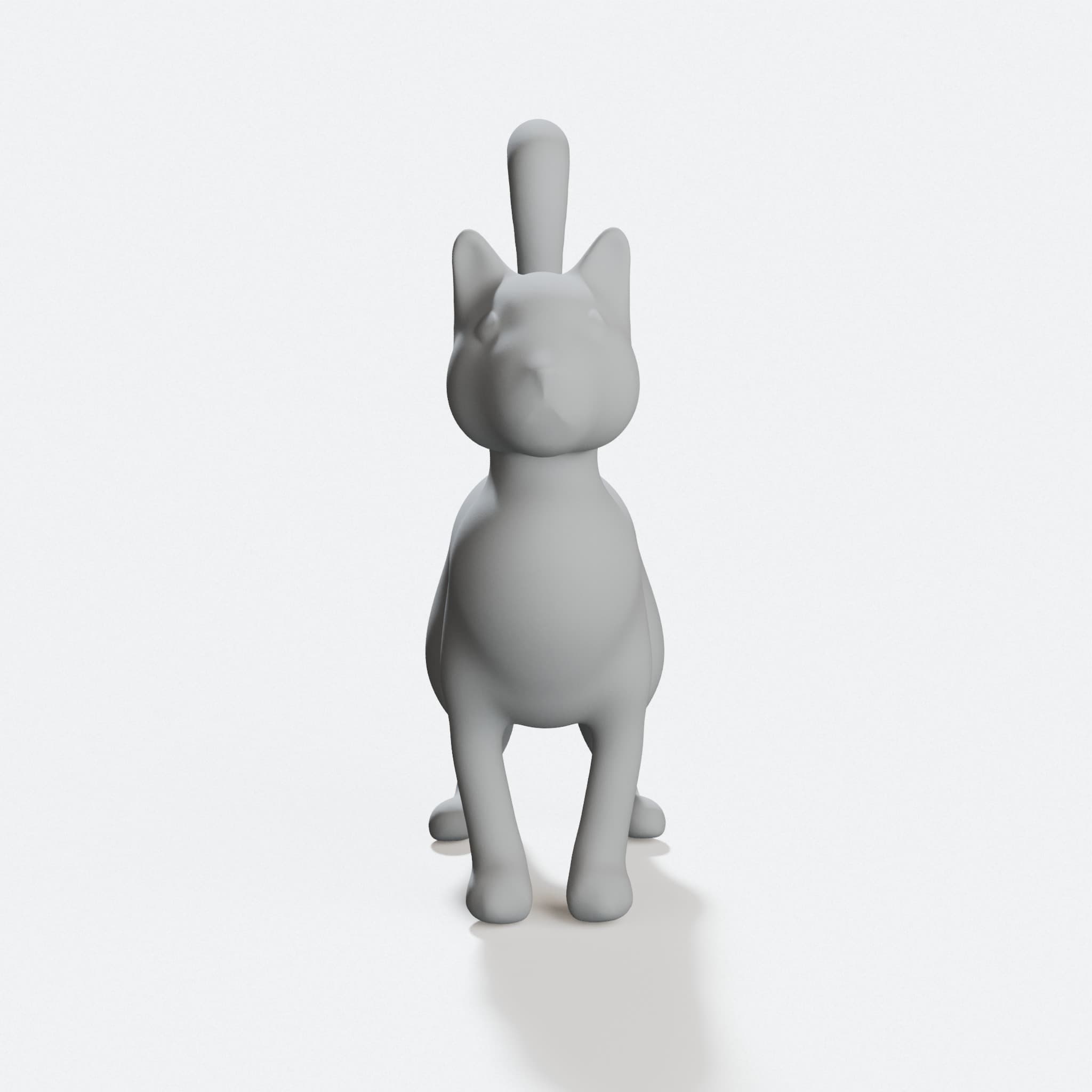 Standing Cat 3D Printable Toy